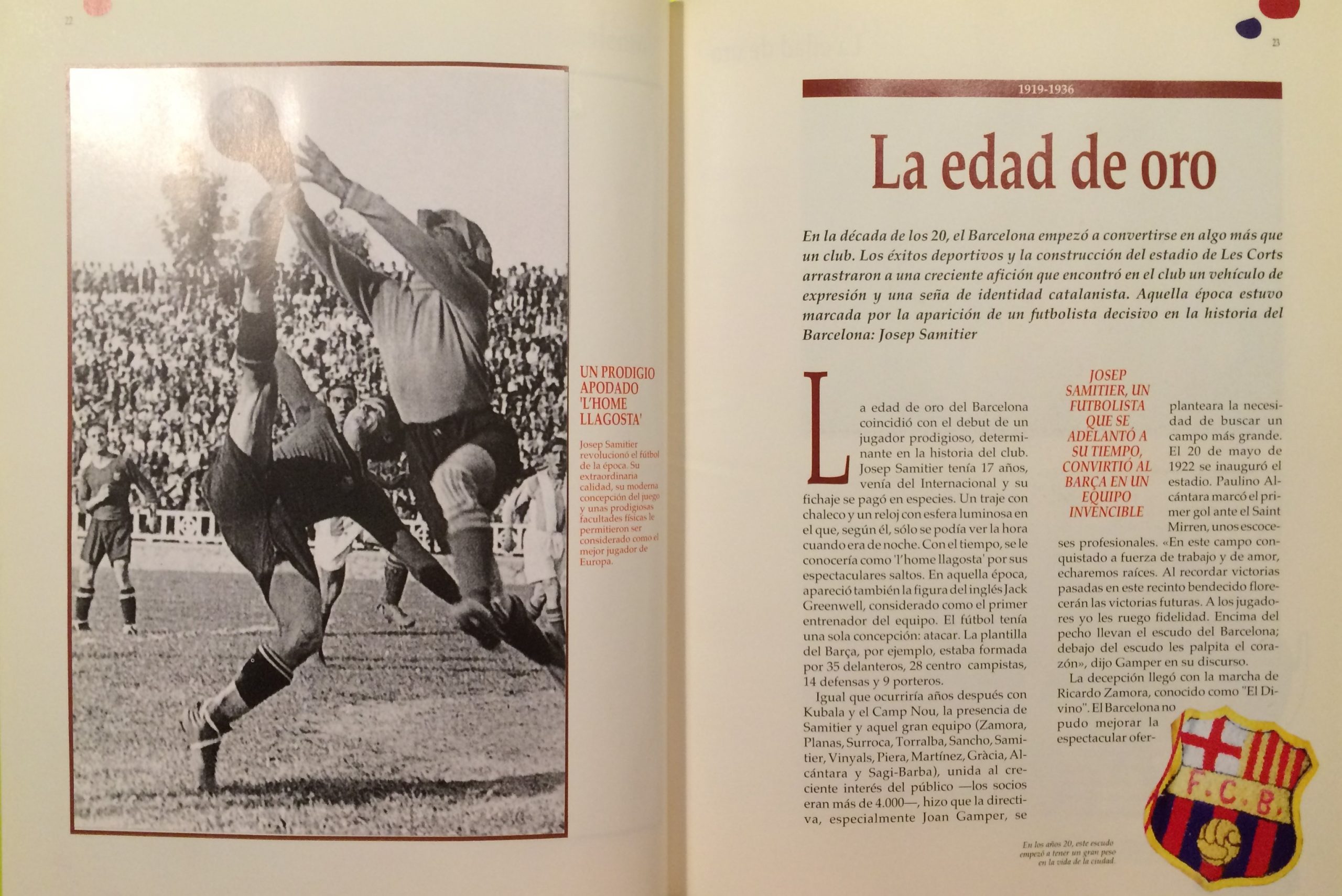 El libro de Oro del Barça 1995El libro de Oro del Barça 1995