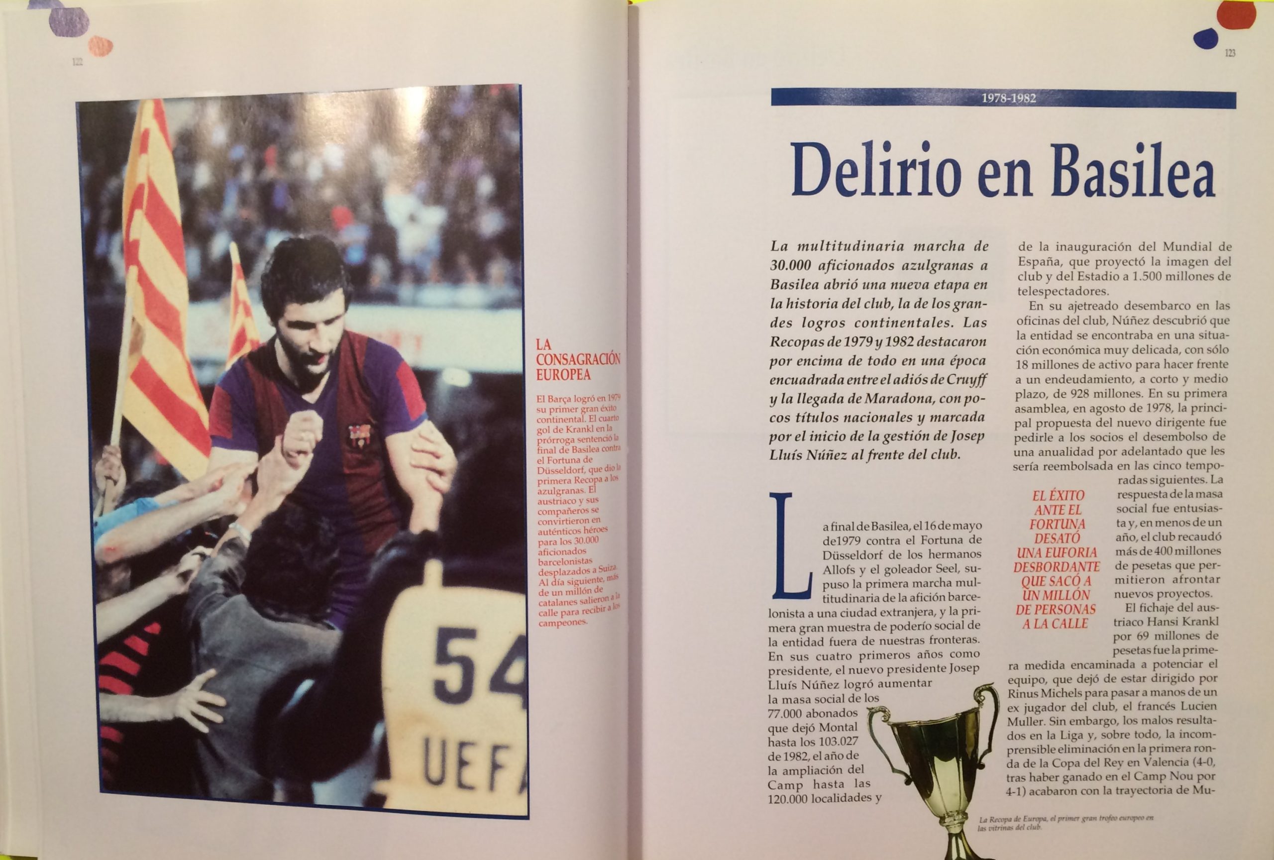 El libro de Oro del Barça 1995El libro de Oro del Barça 1995
