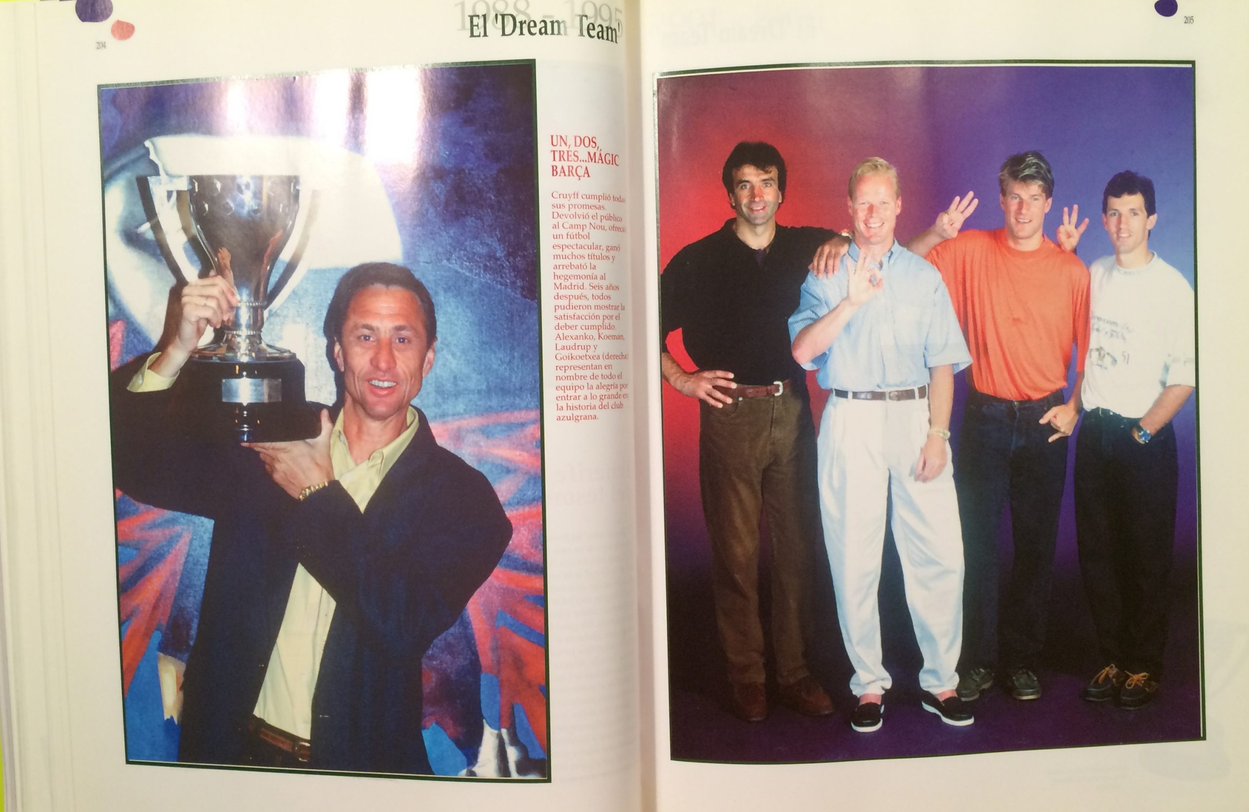 El libro de Oro del Barça 1995