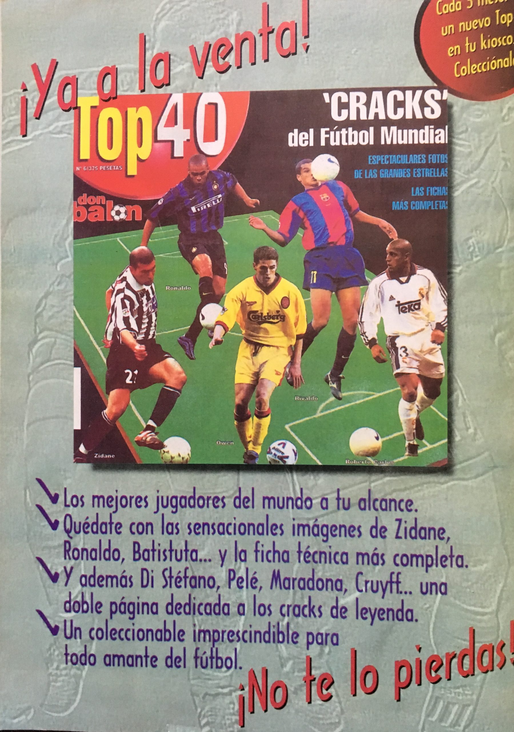 don balon 24.05.99 HAND SIGNED PLAYERS