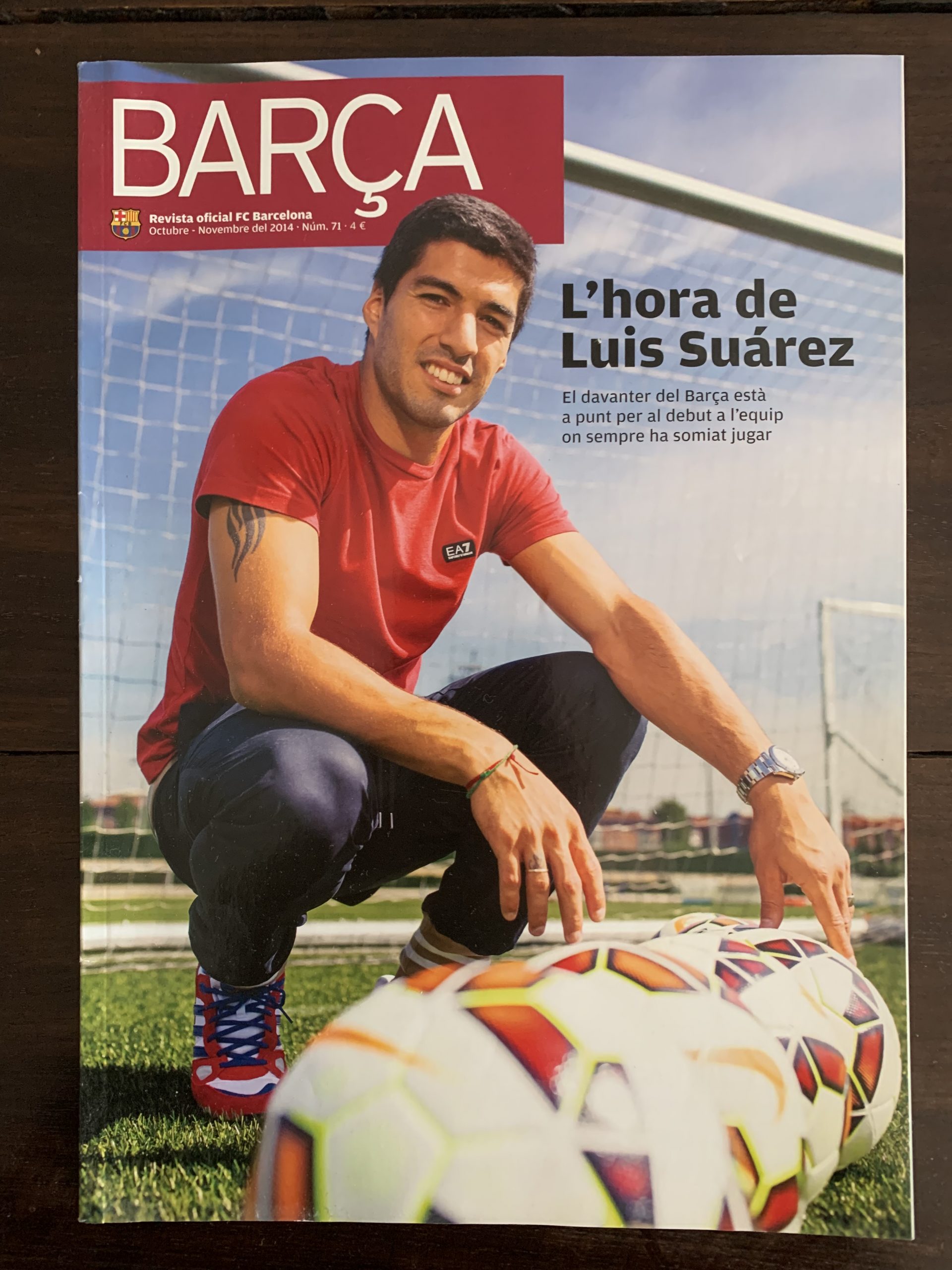 Revista BARÇA, octubre novembre 2014 l'hora de Suárez