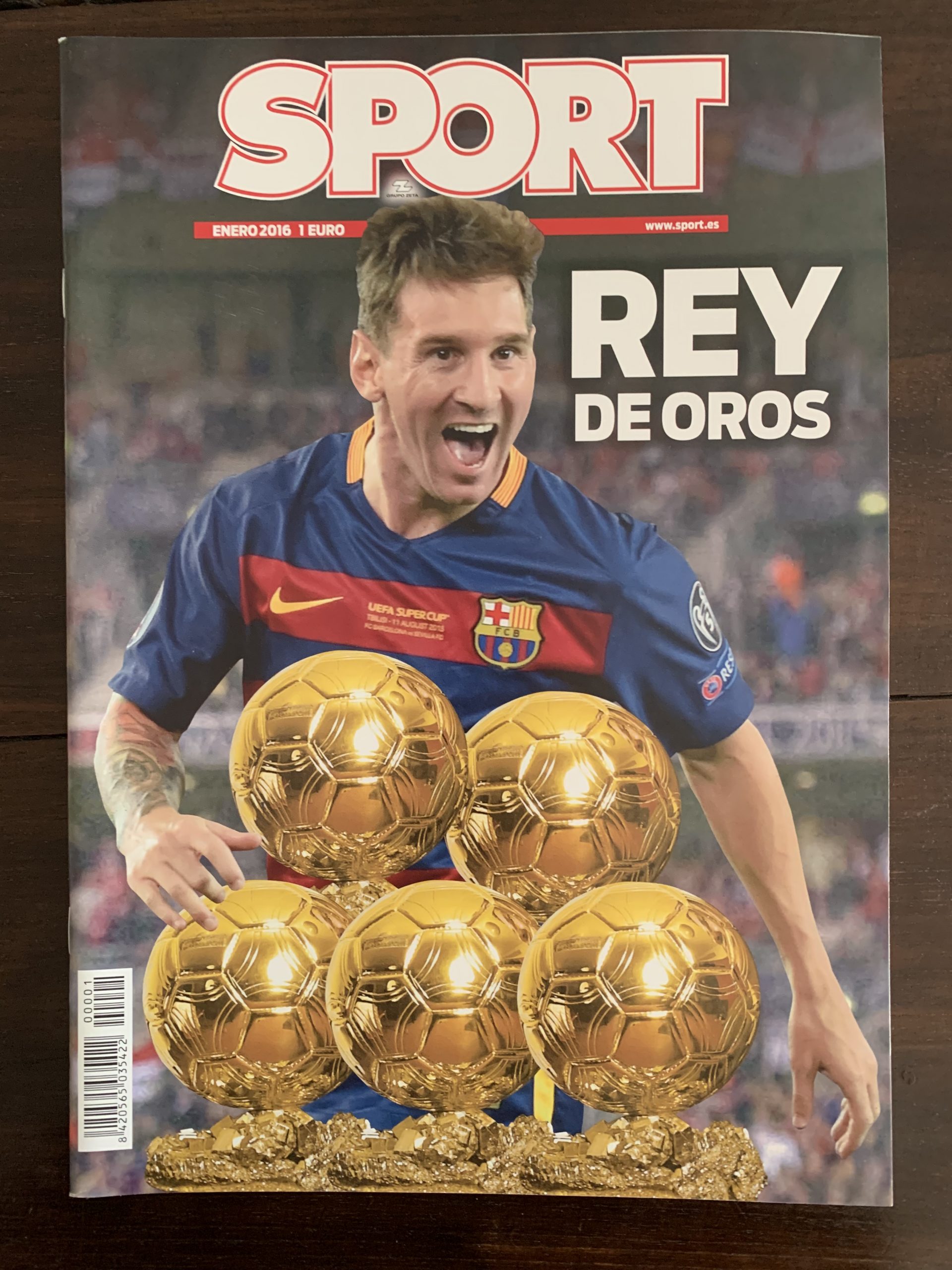 SPORT Rey de oros enero 2016 Messi 5