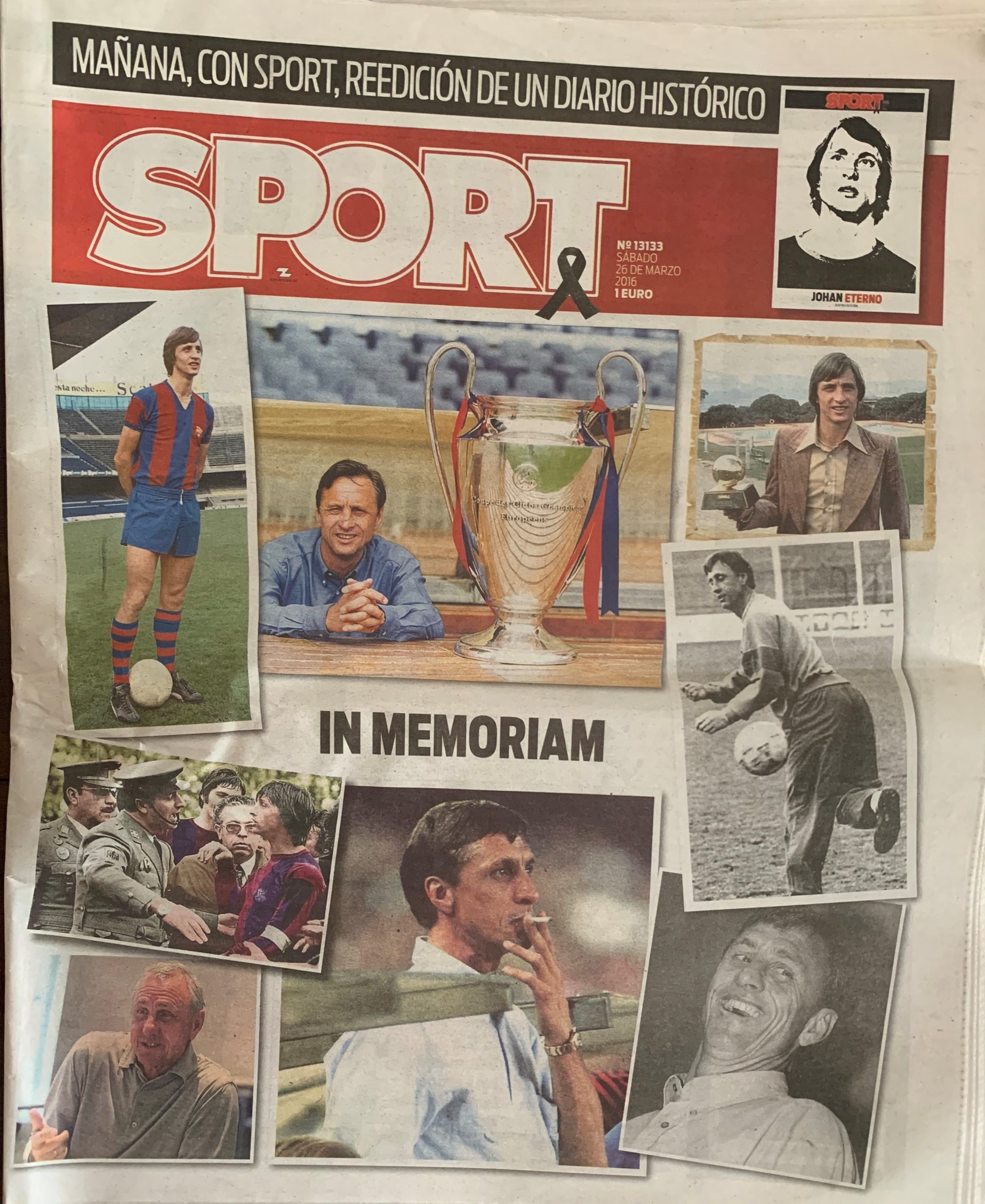 diari SPORT CRUYFF IN MEMORIAN 26/03/2016