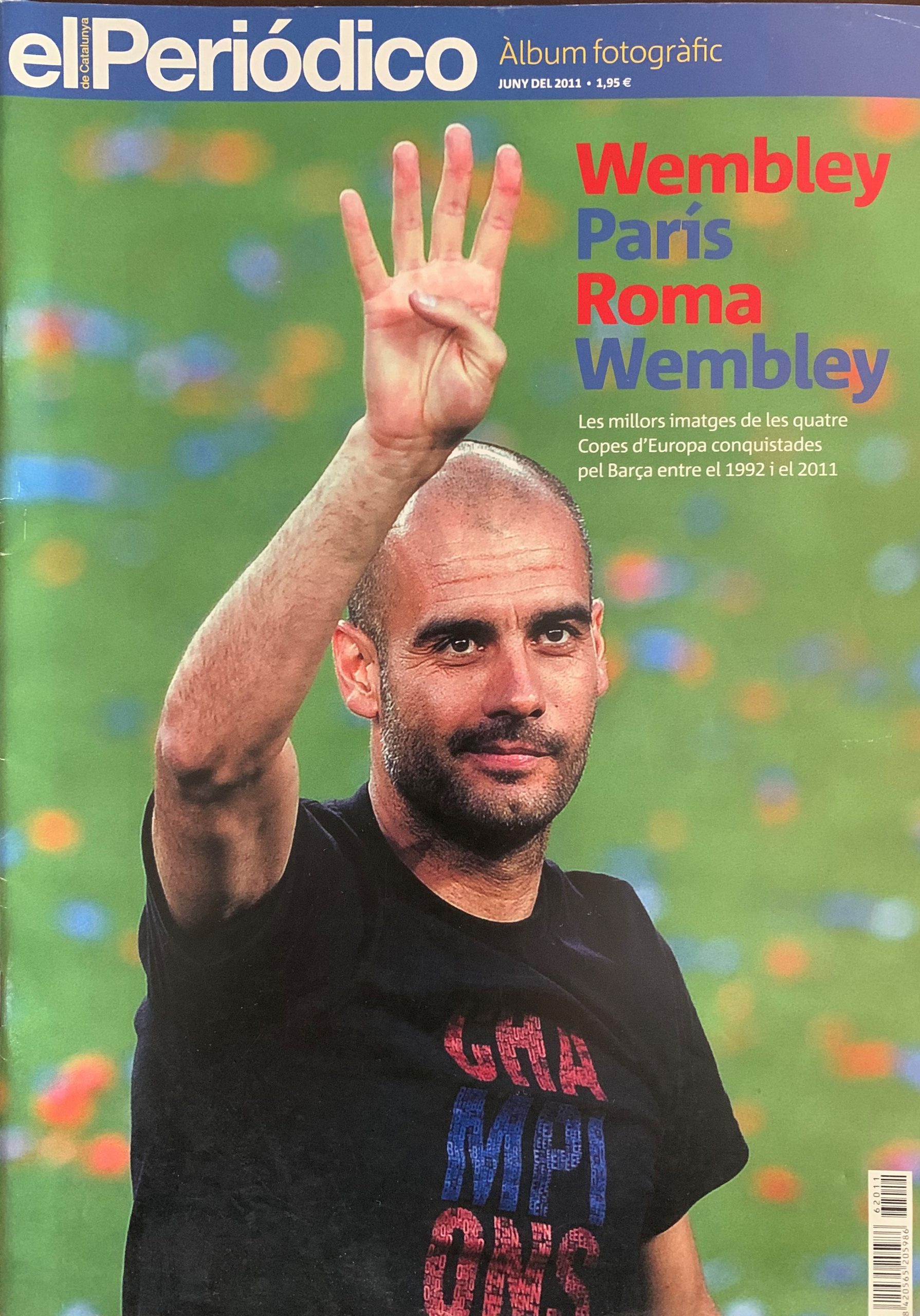 el Periódico àlbum fotogràfic juny 2011 Wembley París Roma Wembley