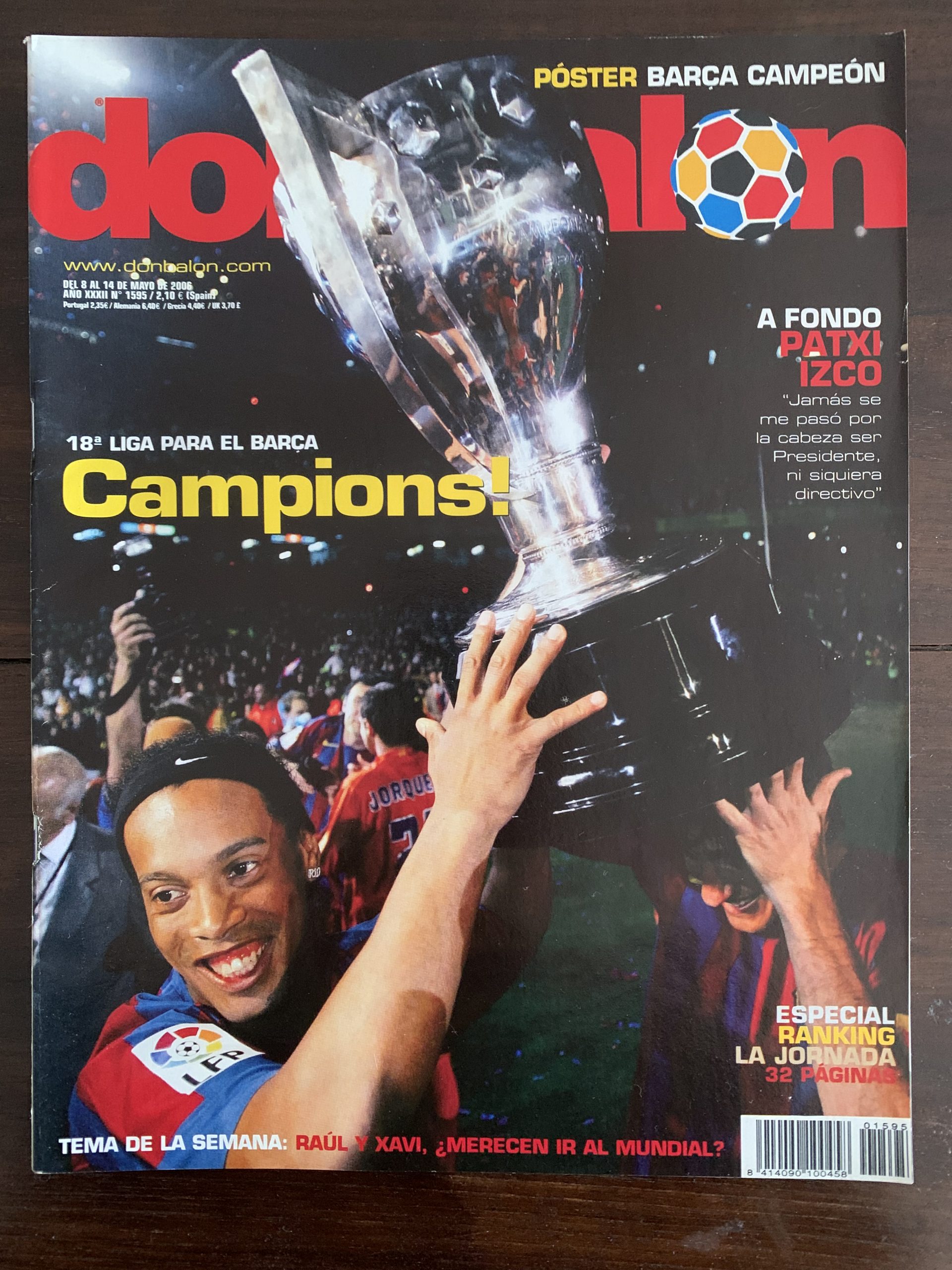 Don balon 18 Liga para el Barça mayo 2006
