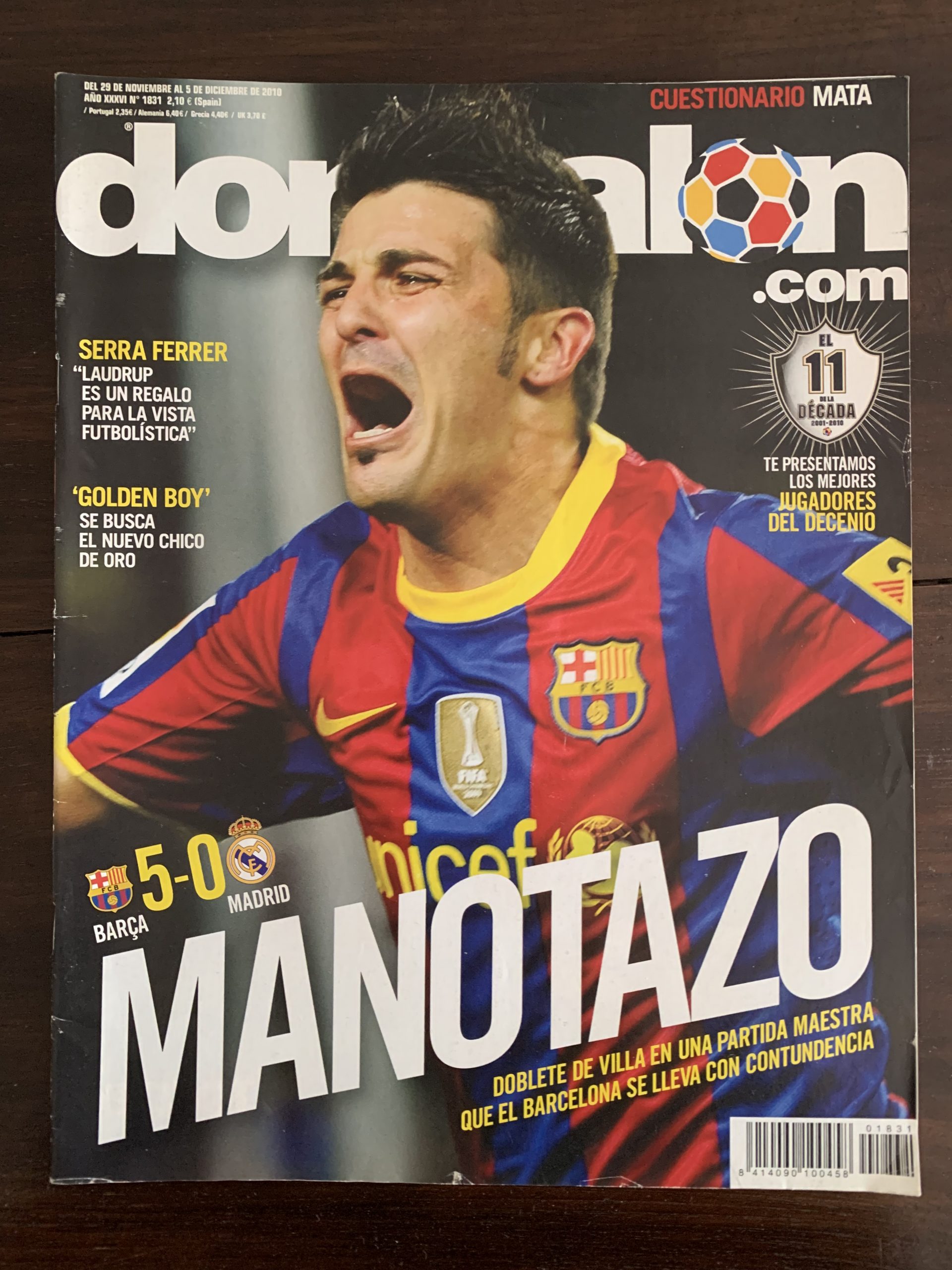 Don balon manotazo 5-0 noviembre 2010