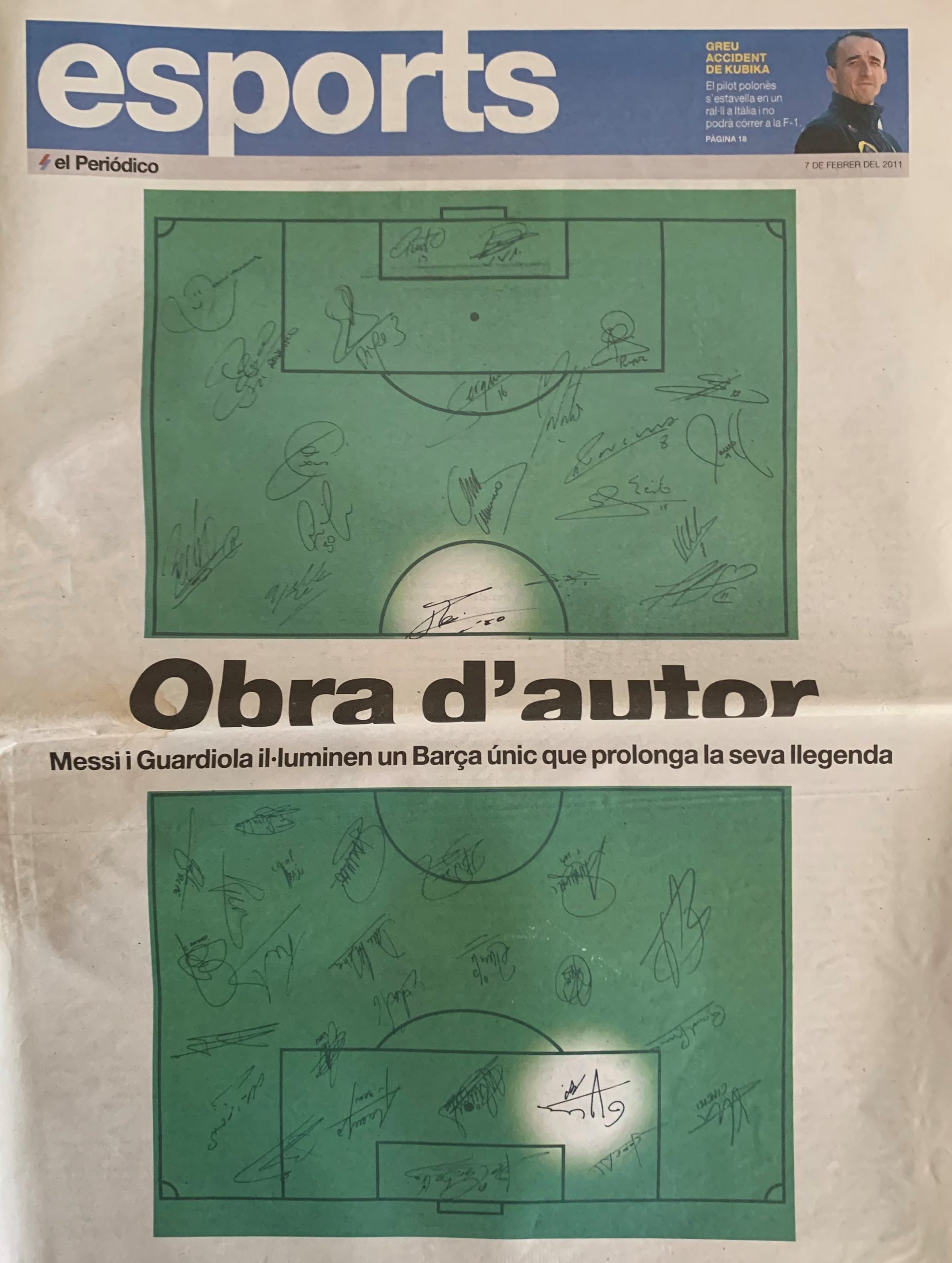 esports El Periódico 07/02/2011 Obra d'autor