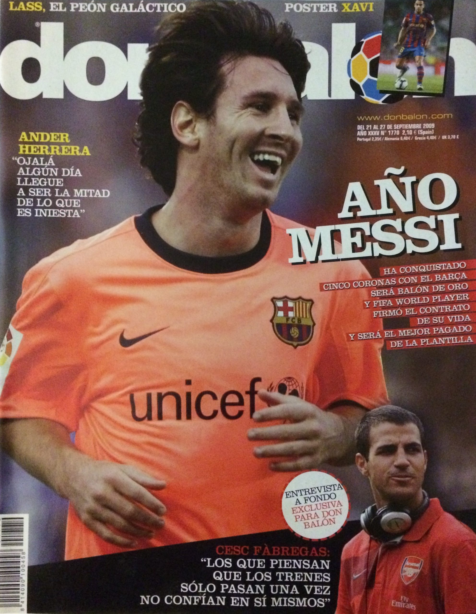 Don Balon Año MESSI 27/09/2009