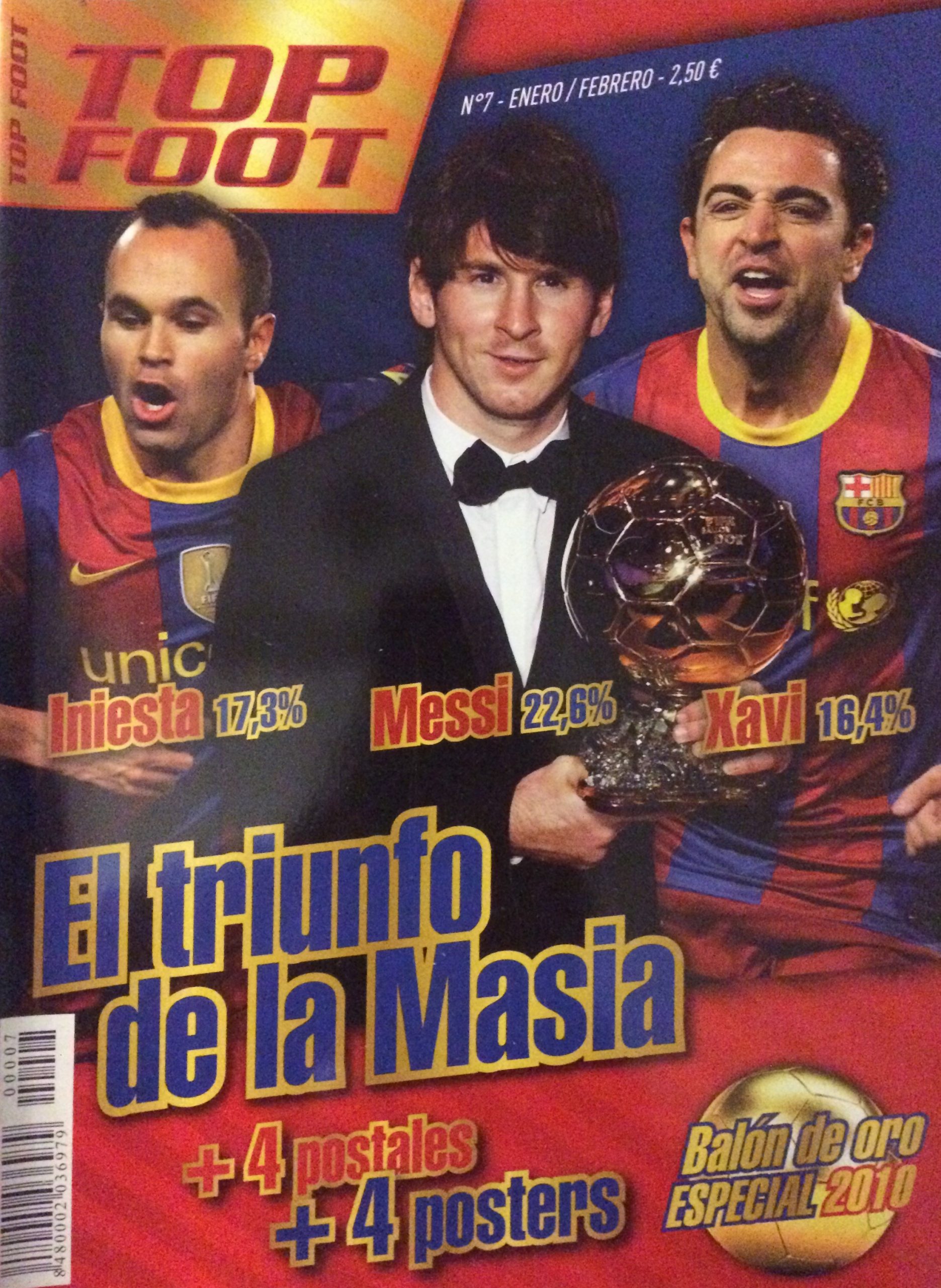 TOP FOOT El triunfo de la Masia Balón de oro especial 2010