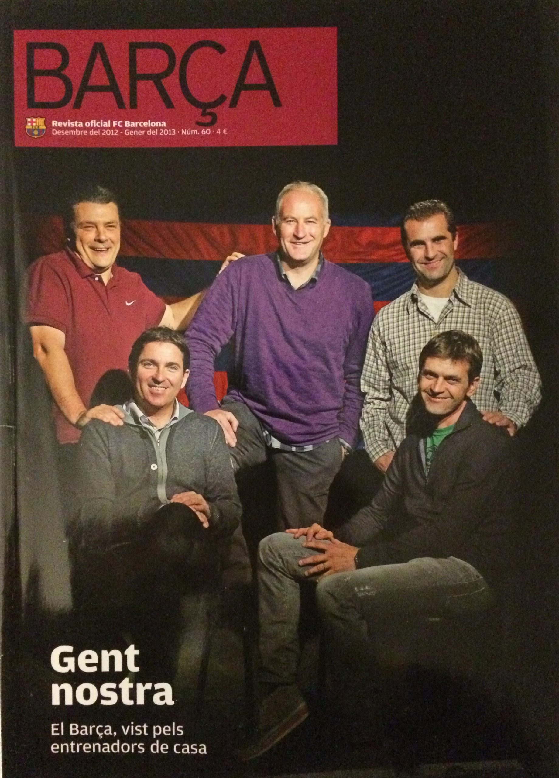 Revista Barça desembre del 2012 Gent nostra