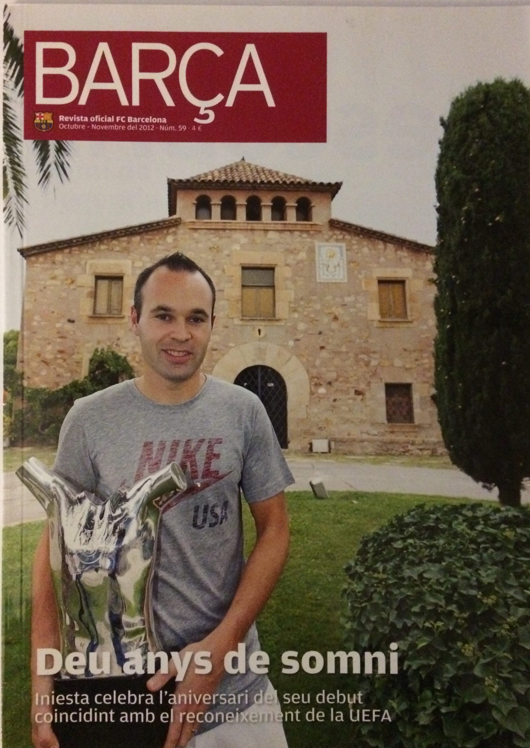 Revista Barça novembre del 2012 Deu anys de somni