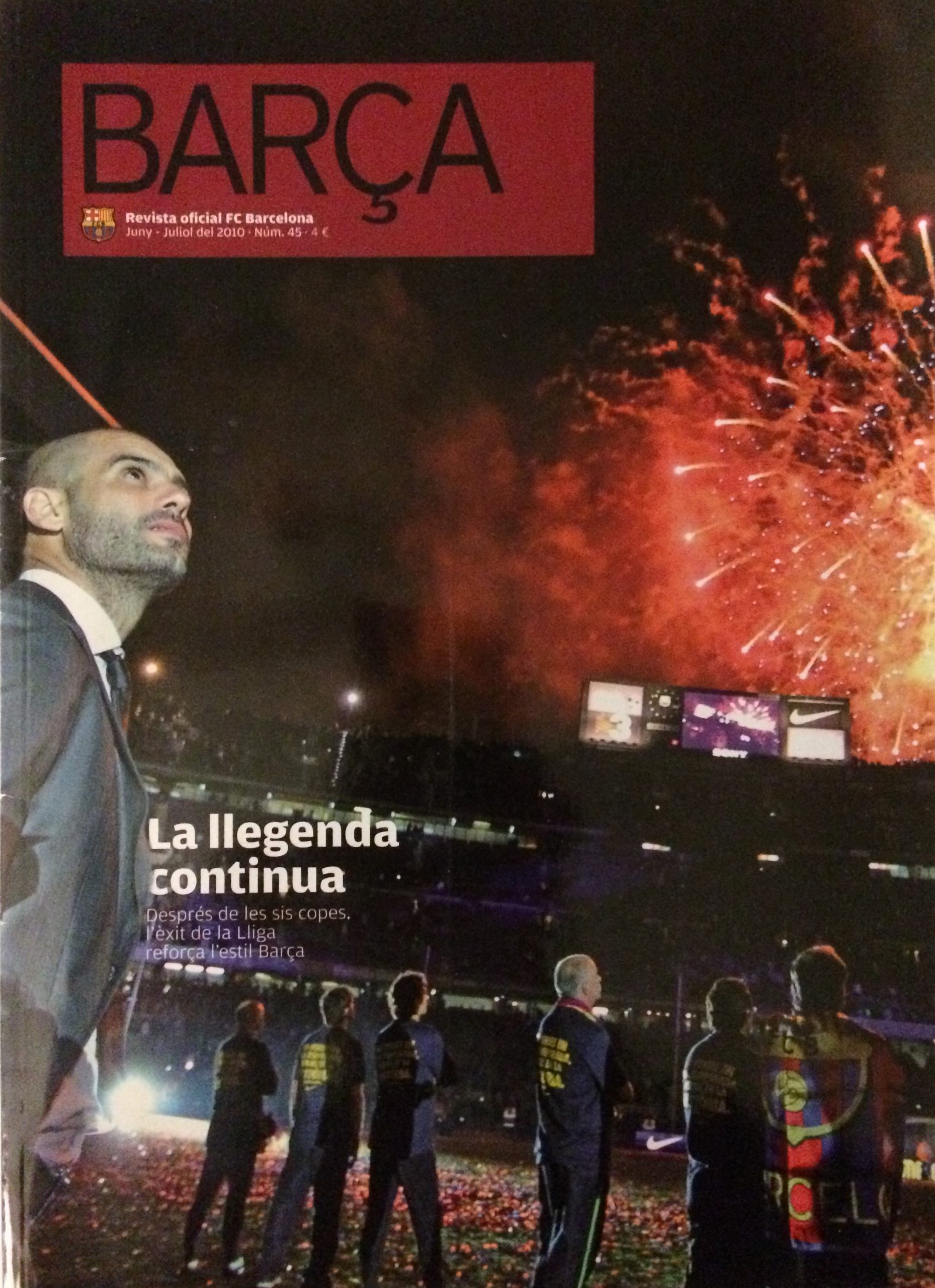 Revista Barça juliol 2010 la llegenda continua
