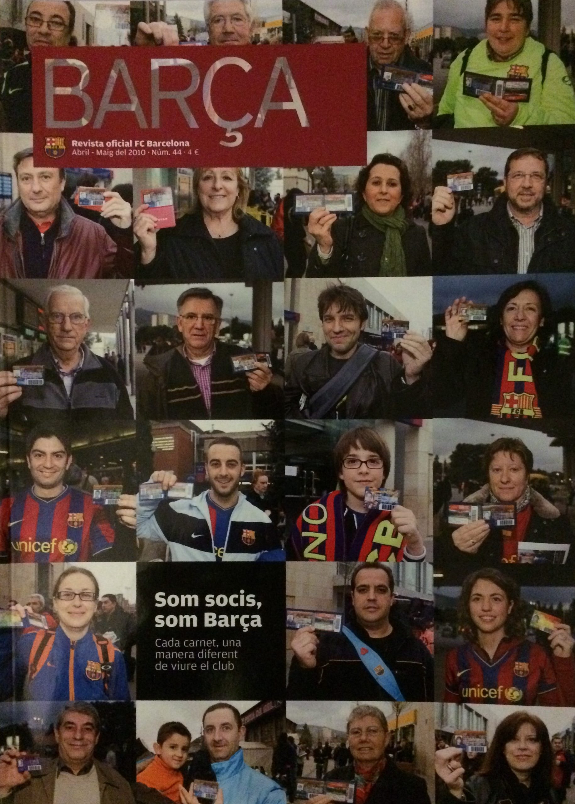 Revista Barça maig 2010 Som socis, som Barça