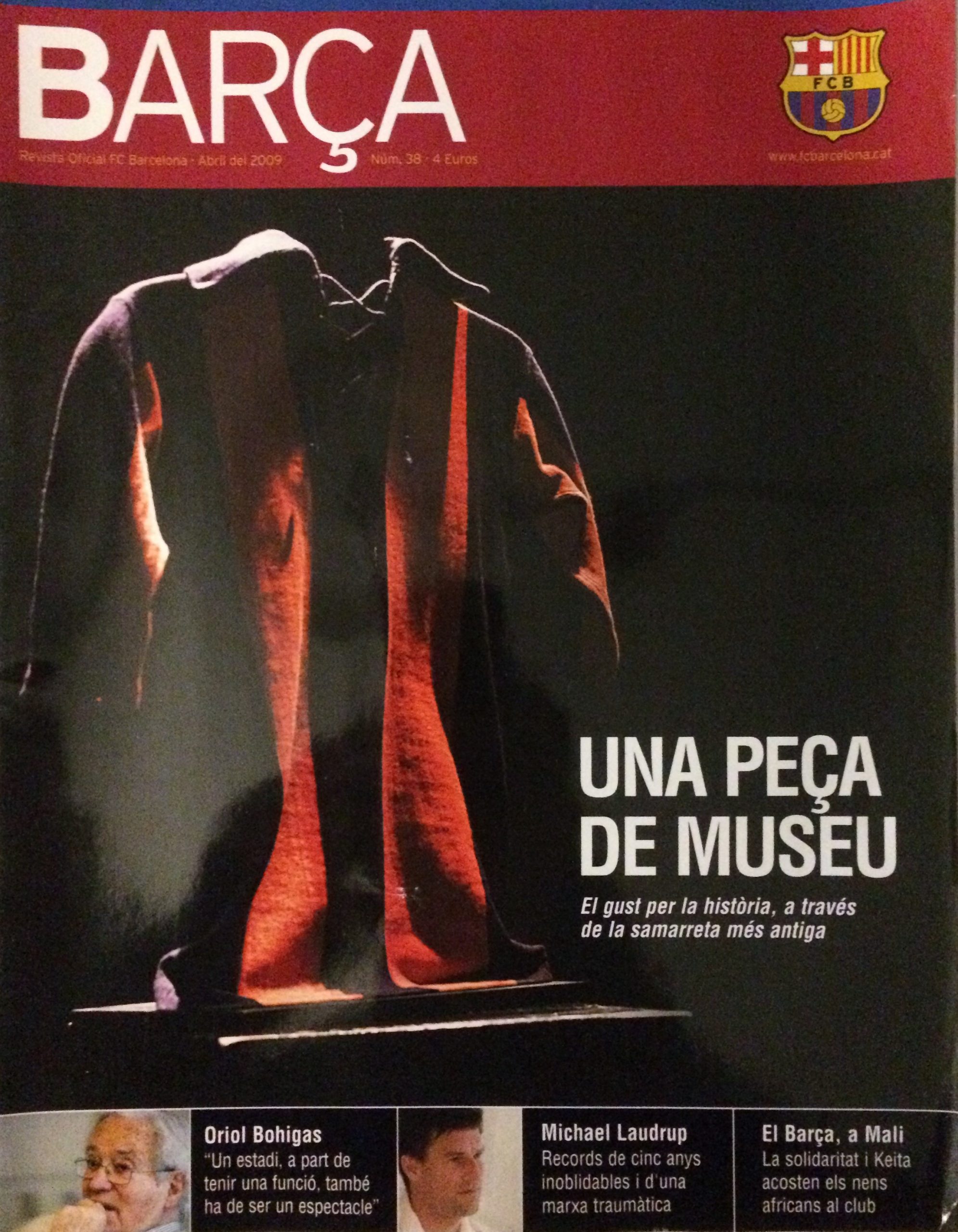 Revista Barça abril 2009 una peça de museu