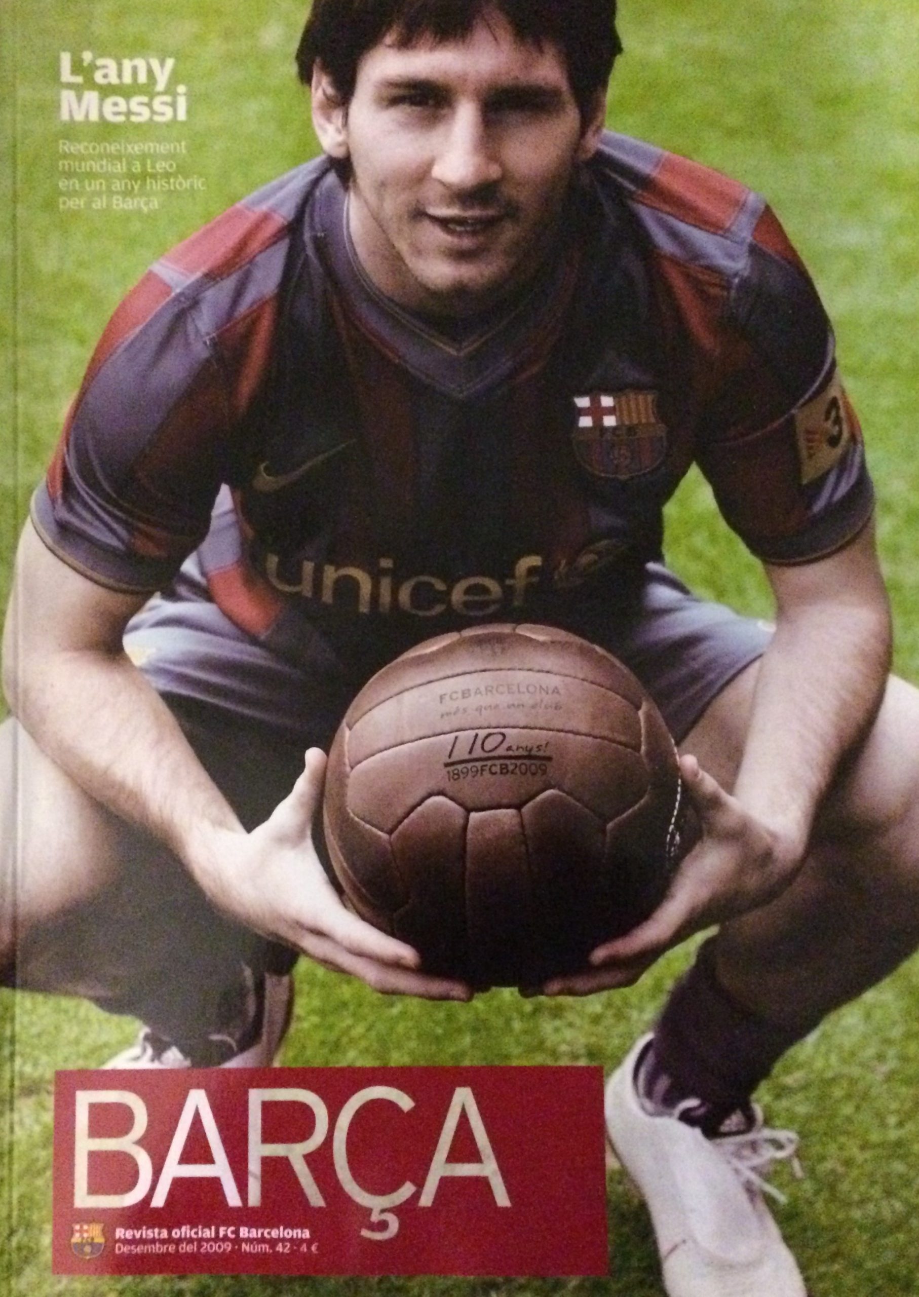 Revista Barça desembre 2009 l'any Messi
