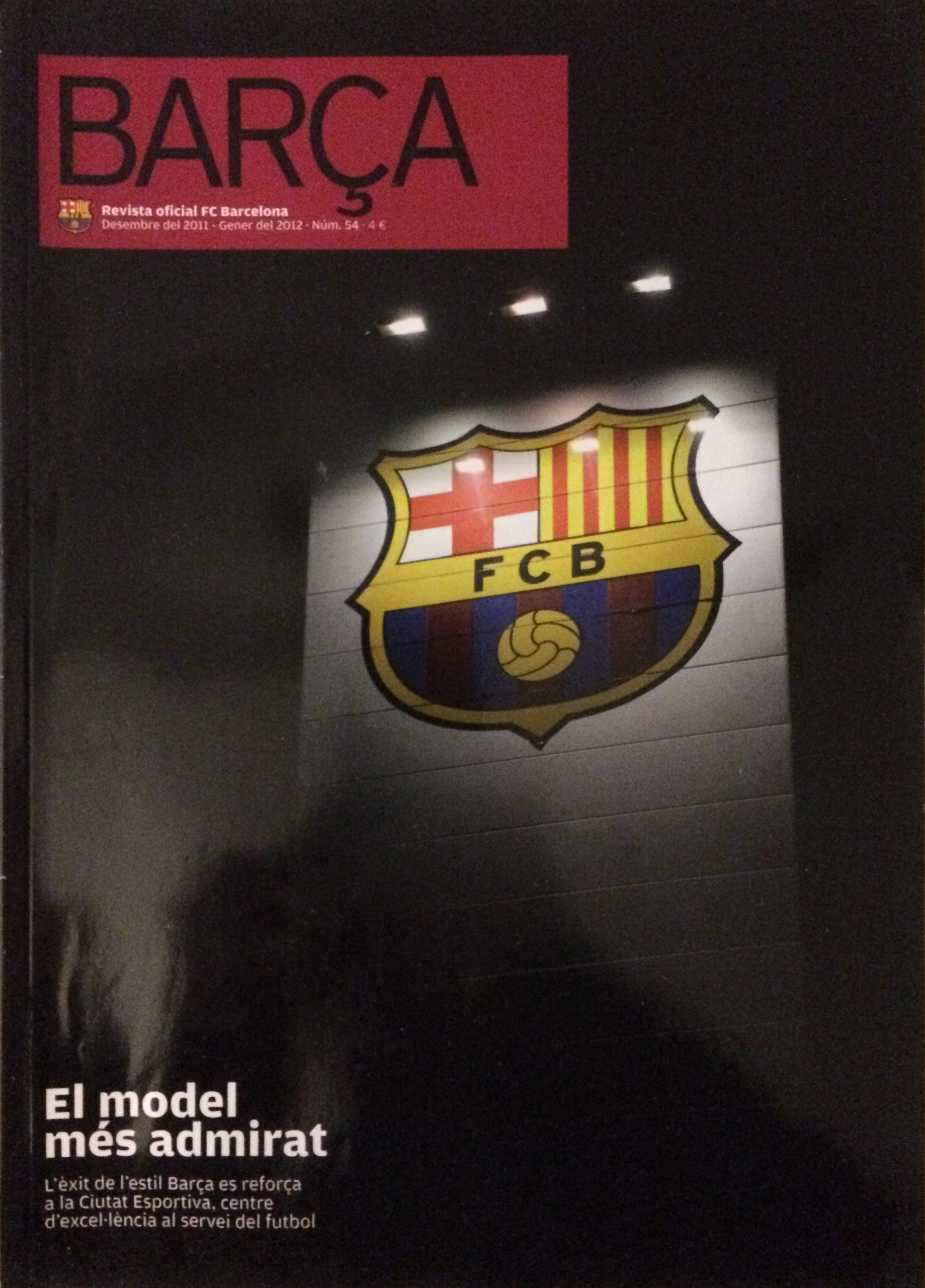 Revista Barça desembre 2011 el model més admirat