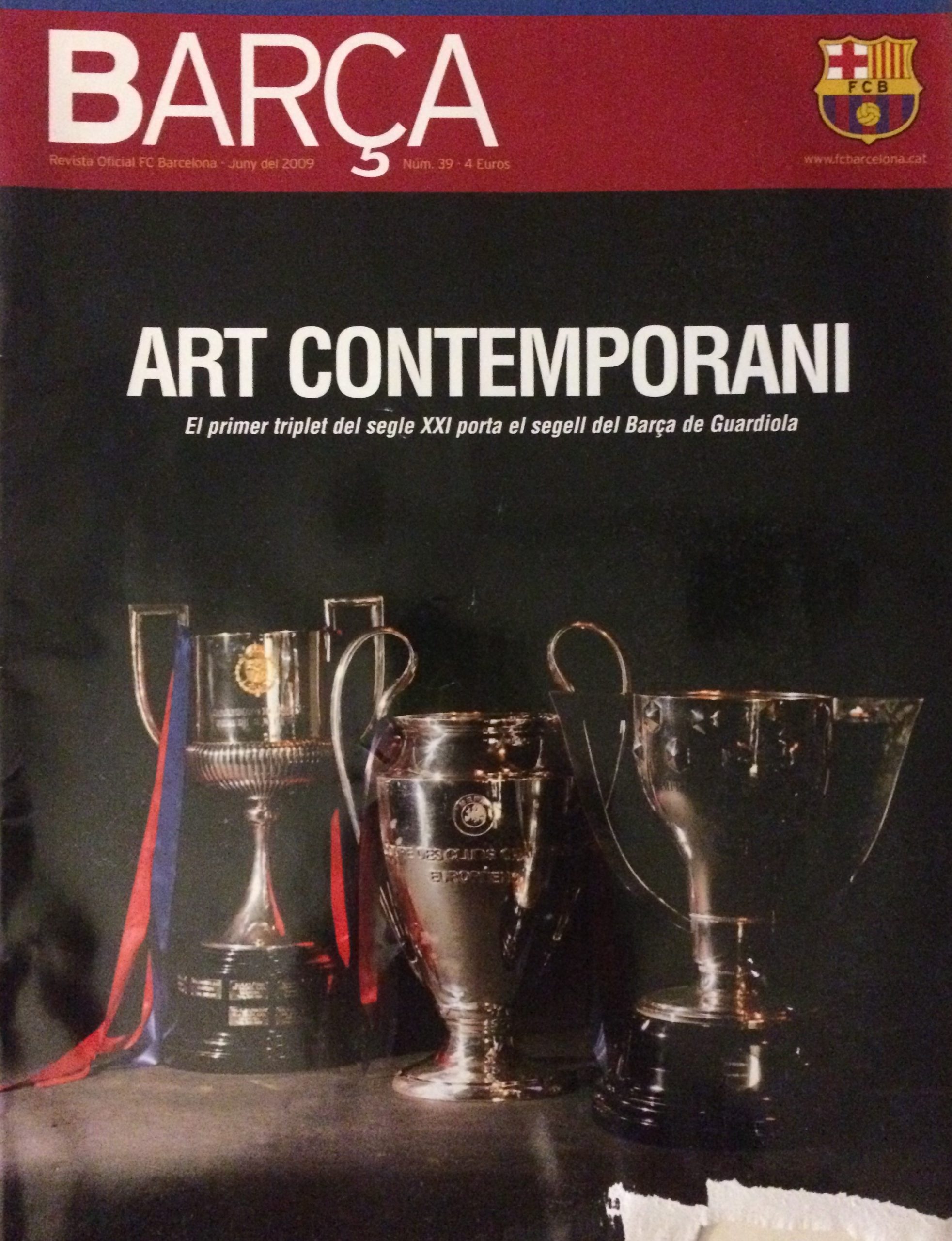 Revista Barça juny 2008 l'amo de la banqueta