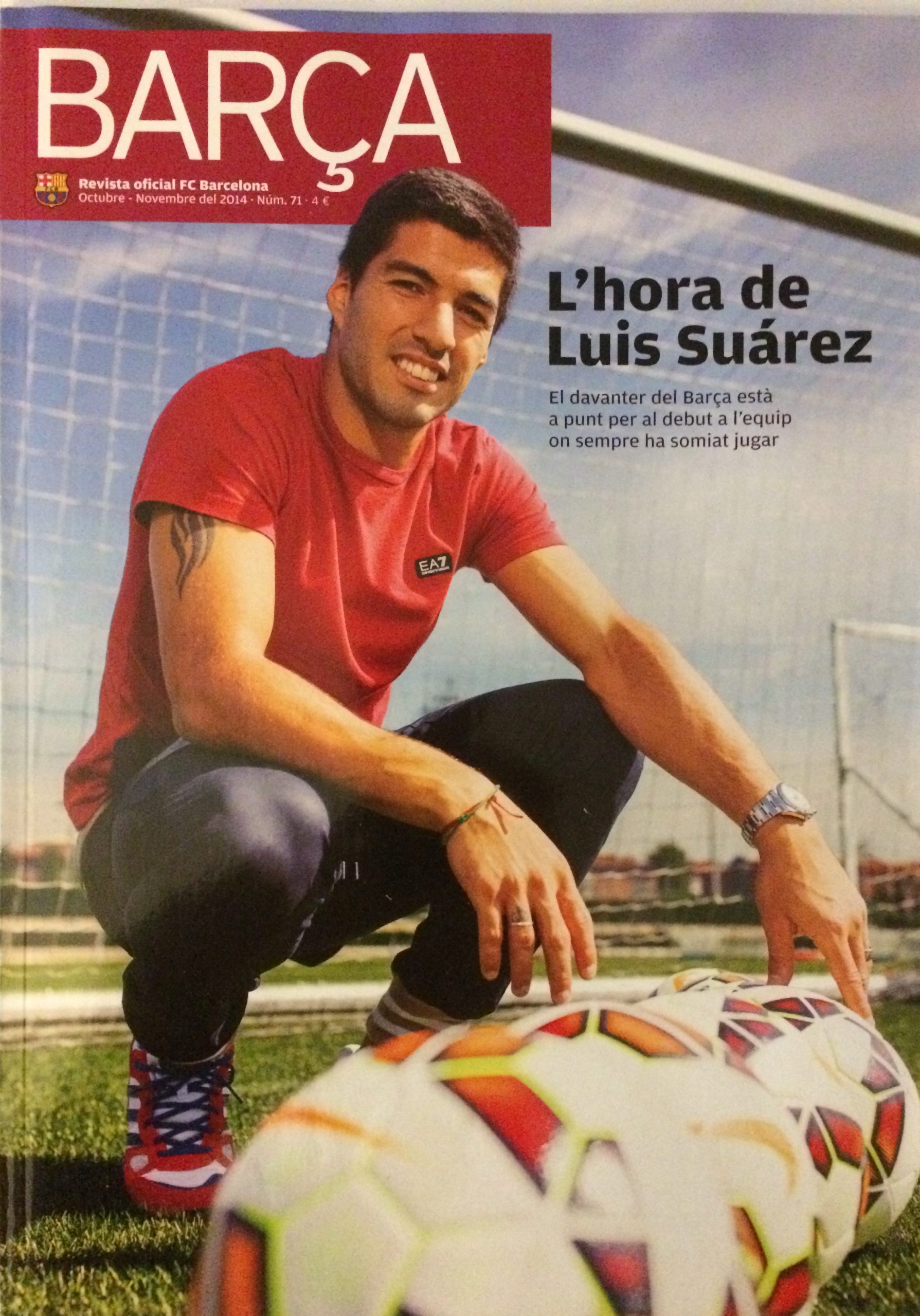 Revista Barça octubre - novembre 2014 L'hora de Luis Suárez