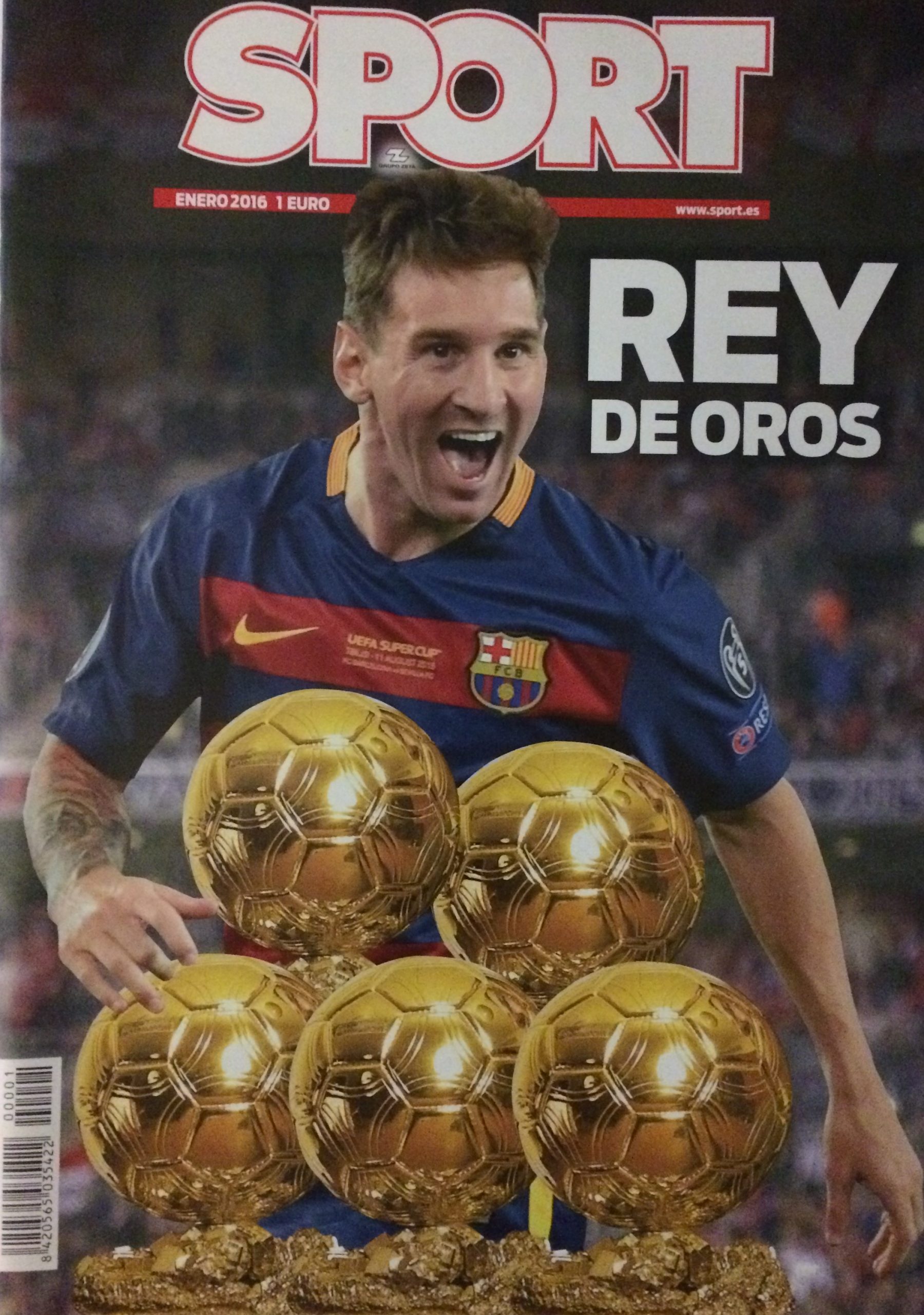 REY DE OROS LEO MESSI SPORT