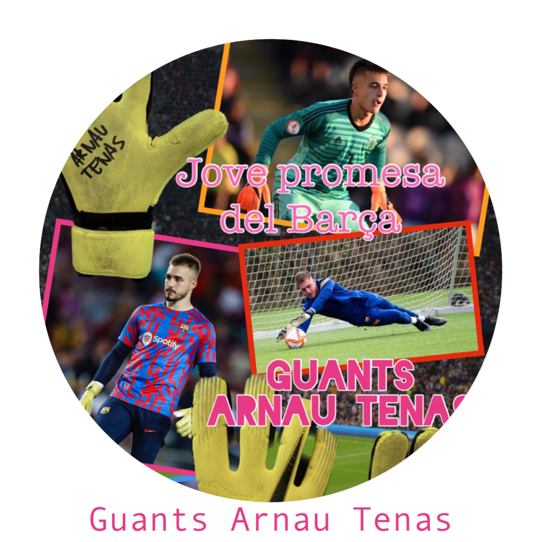 Guants Arnau Tenas hand signed 2023