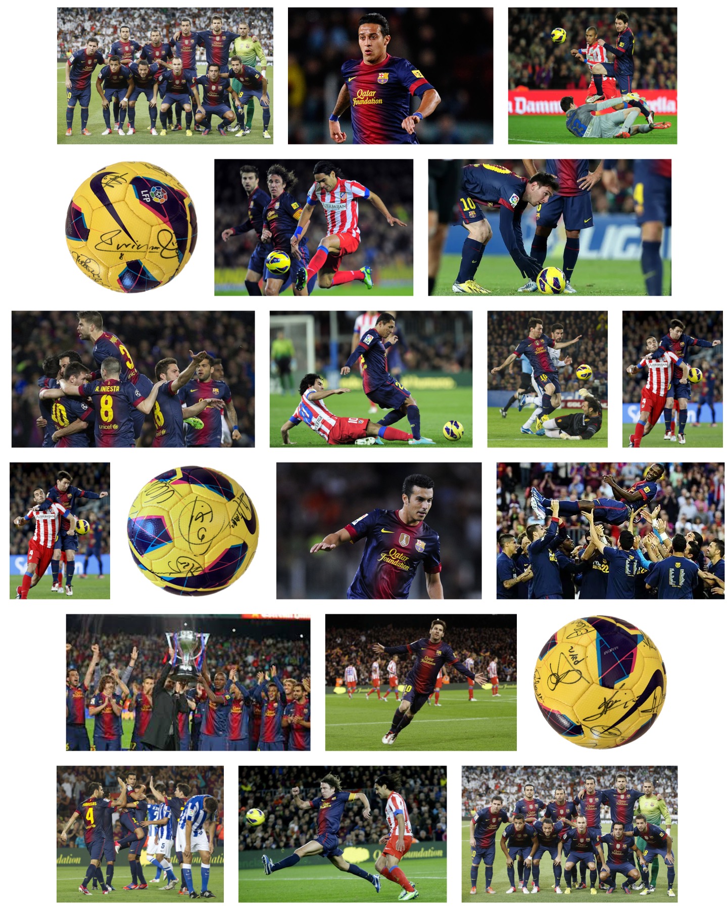 Pilota Liga 2012/13 nike hand signed players Lliga de Tito Lliga dels 100 punts