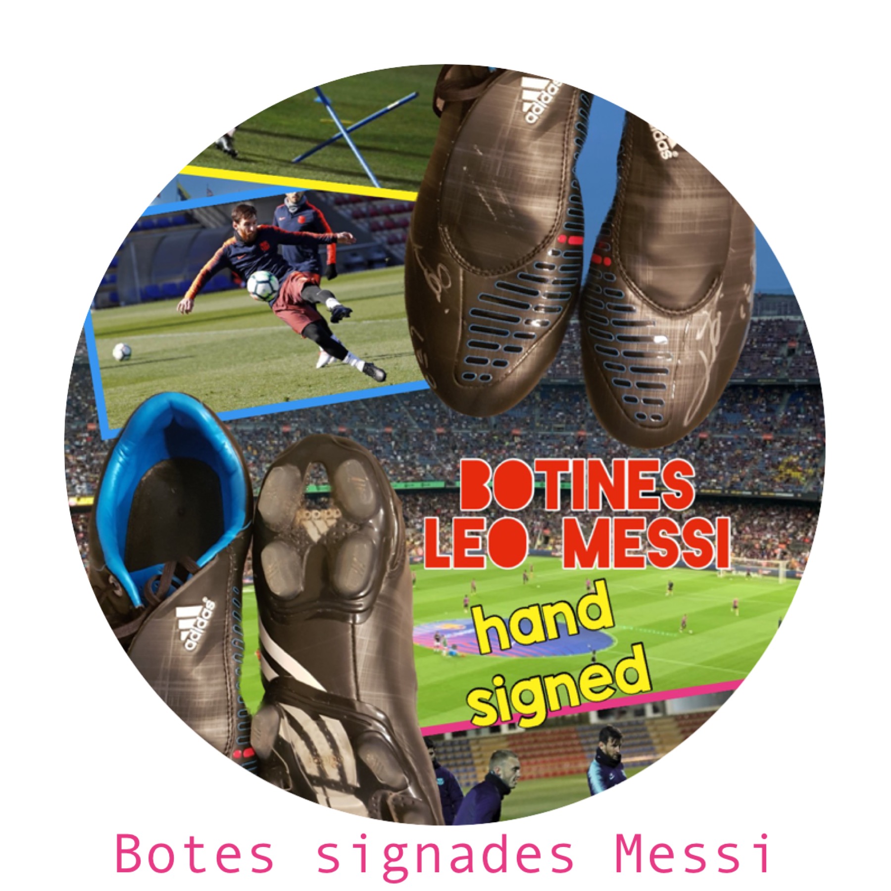 Botines Leo Messi signades Barça