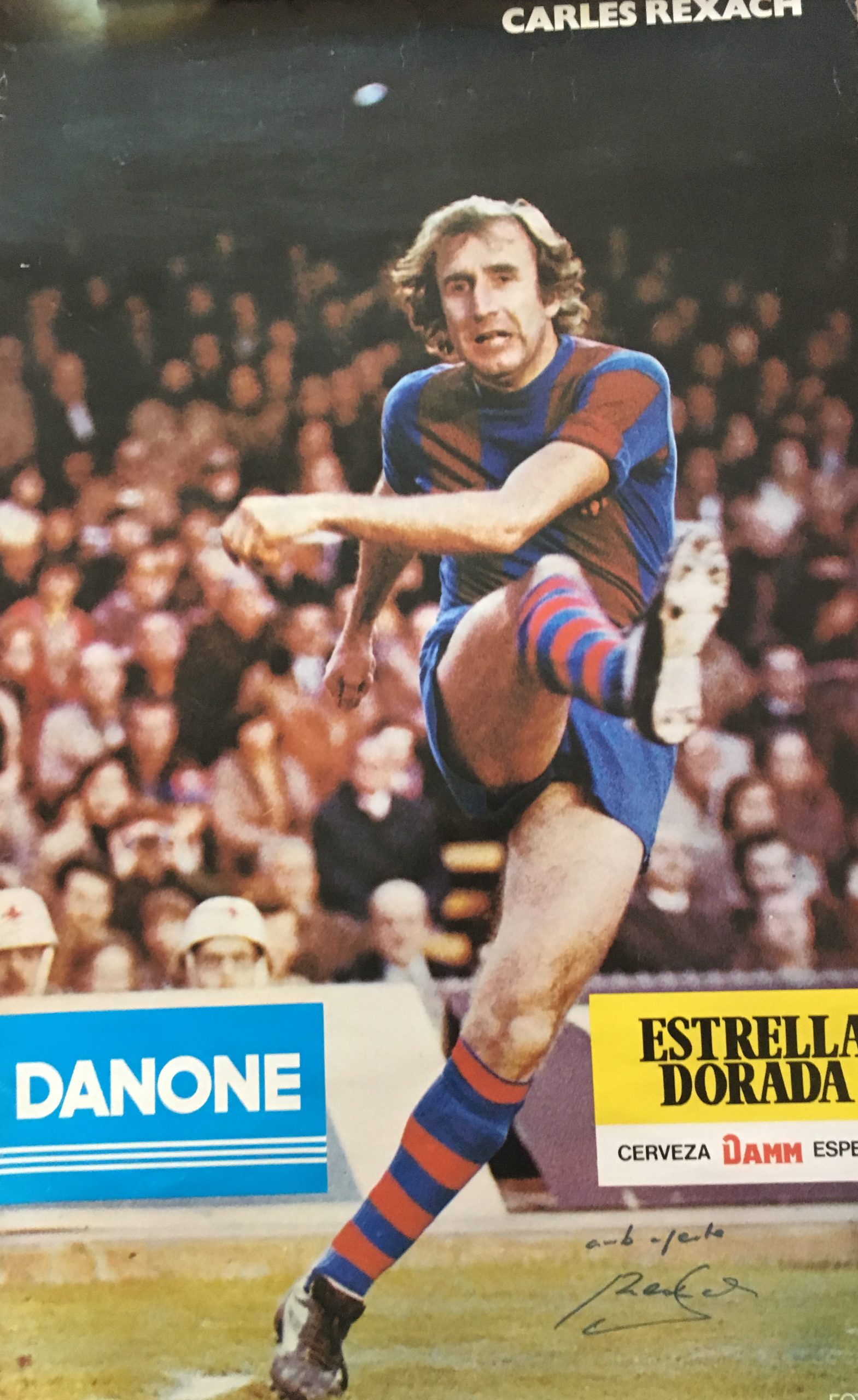 Pòster Danone/Estrella Carles Rexach signat 1979