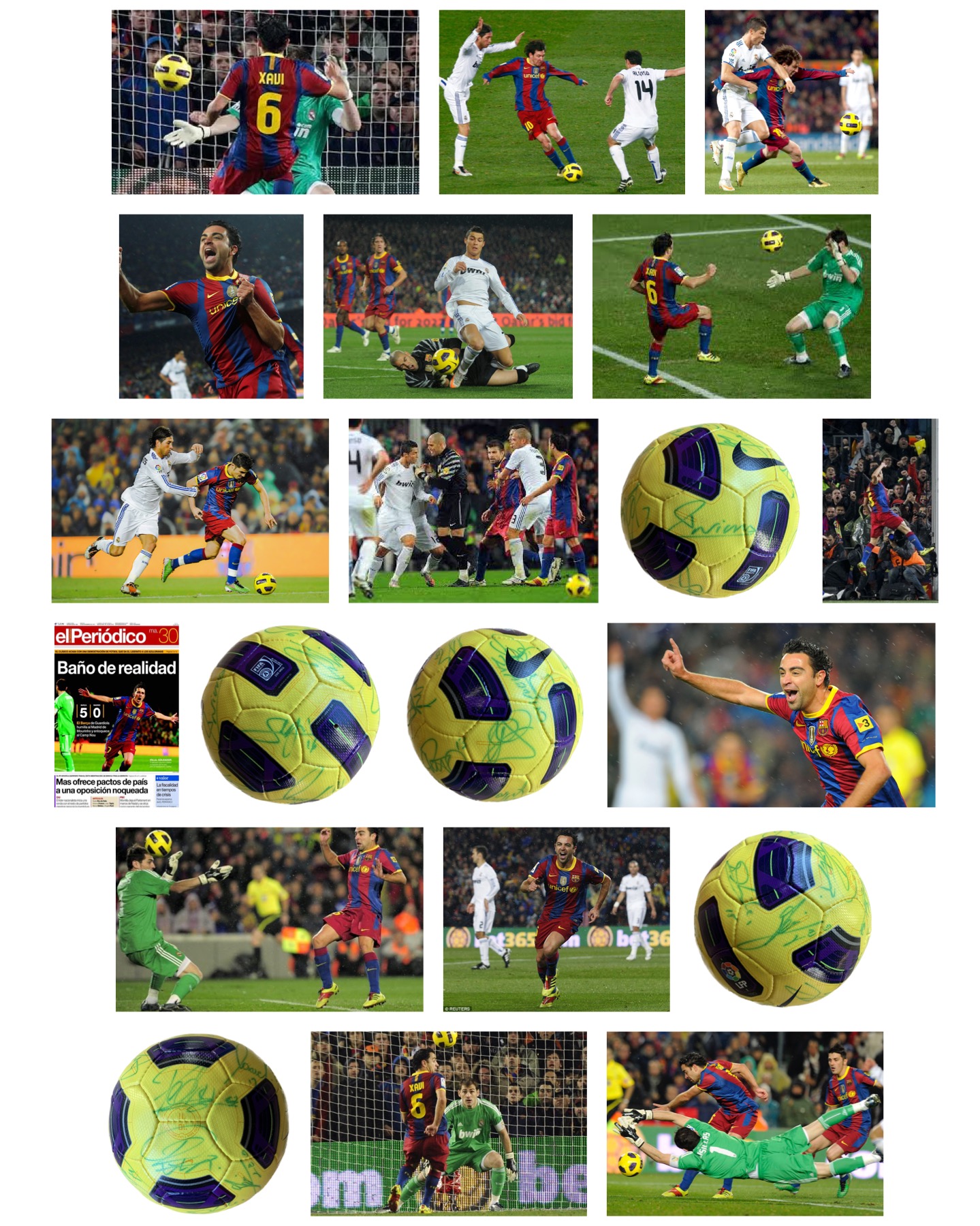 Pilota nike Liga 2010/11 signada pels jugadors del Barça