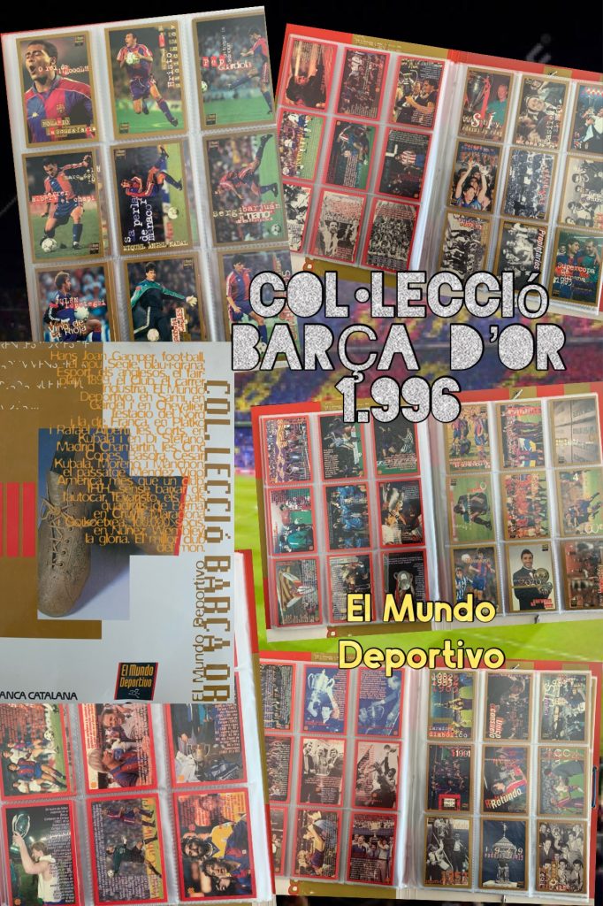 Col·lecció Barça d'or fitxes de l'història del FC Barcelona El Mundo Deportivo 1996