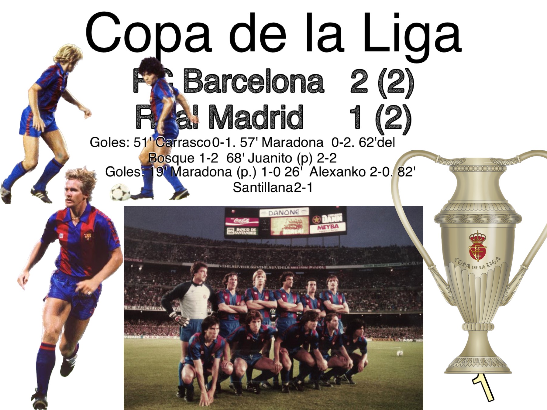 1982-1983 Copa de la Liga FC Barcelona