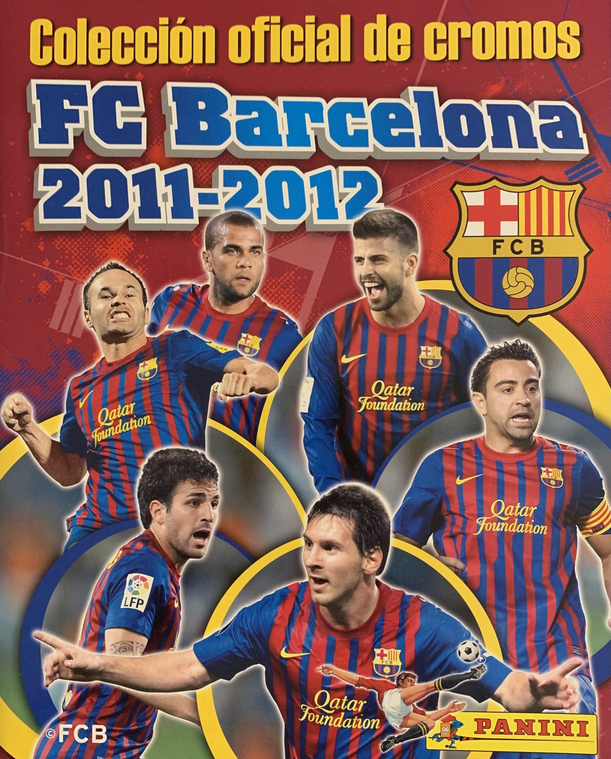 Colección FCBARCELONA 2011-2012 signat pels jugadors del Barça
