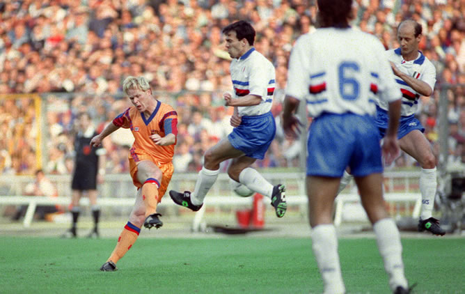 Gol de Wembkley 20/05/1992 Koeman mínut 111