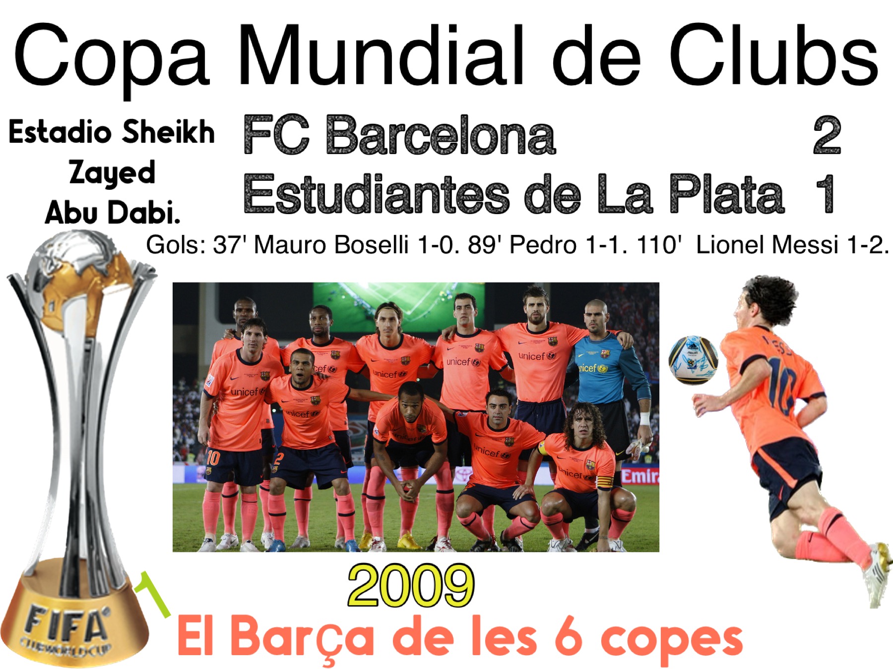 Temporada 2009/2010 FC Barcelona supercopa Europa España Mundial clubs liga
