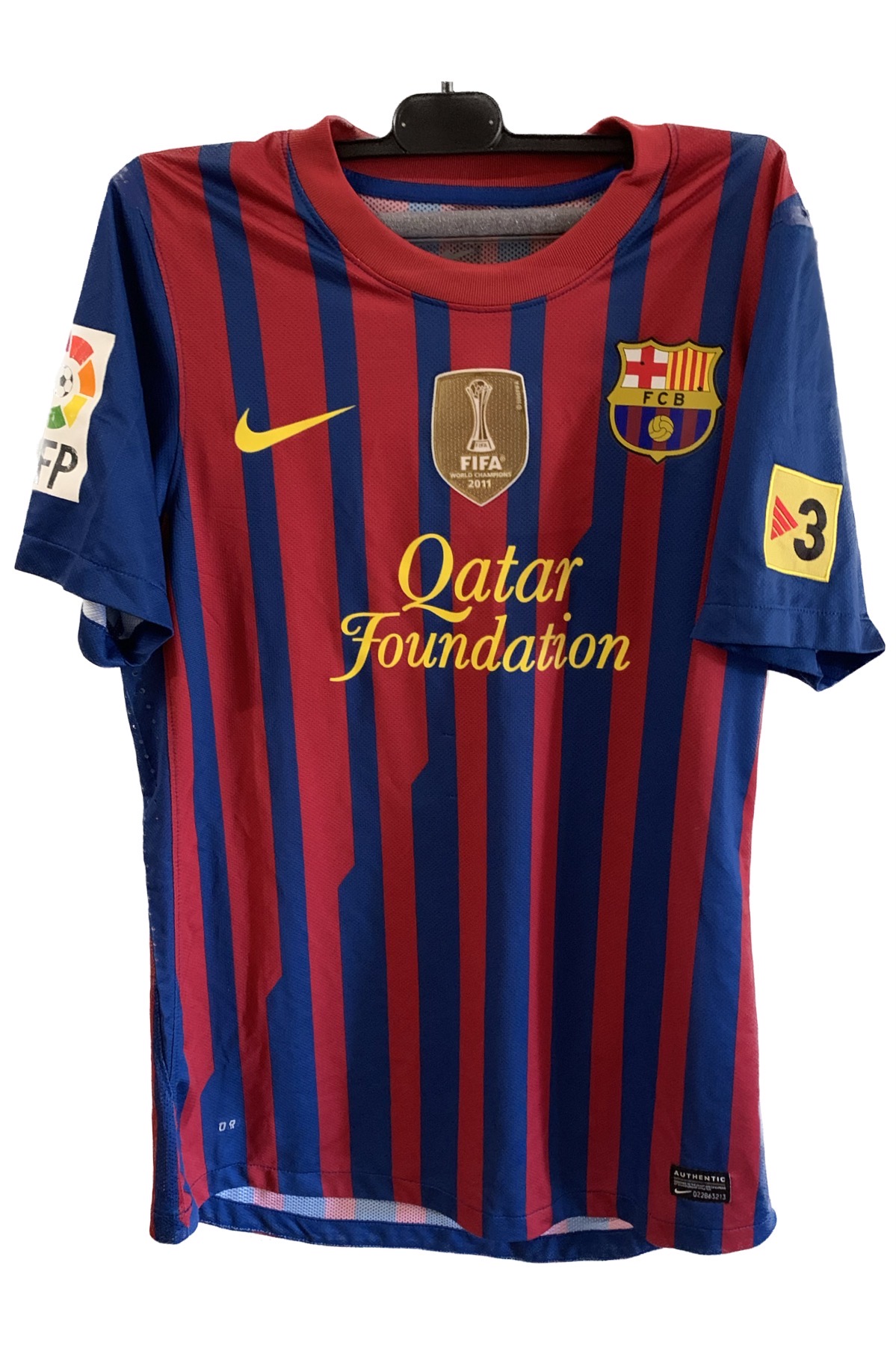 Samarreta nike FC Barcelona temporada 2011-2012 Pedro Nº 17 match worn