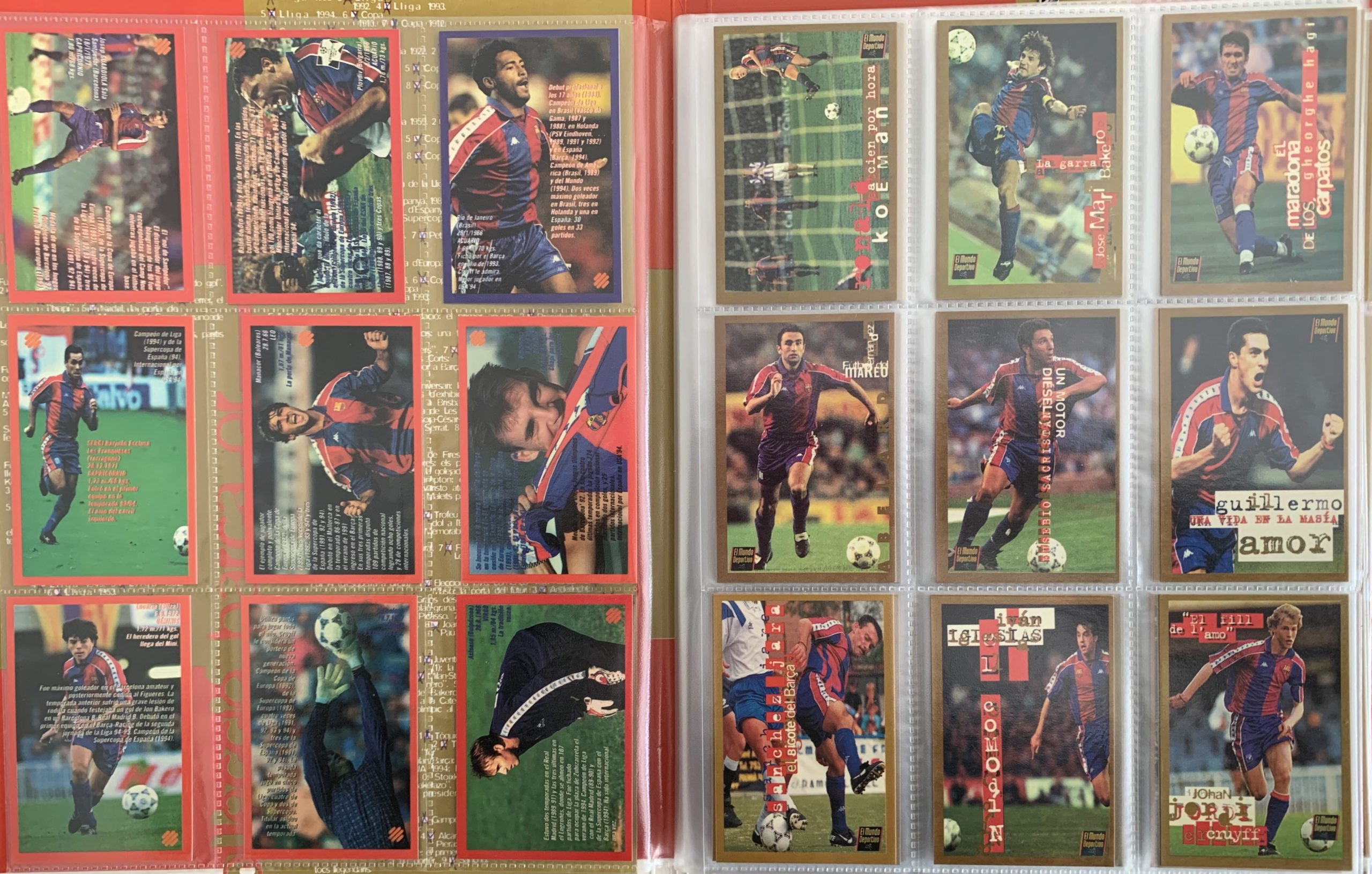 Àlbum de cromos Col·lecció barça 1999 el mundo deportivo