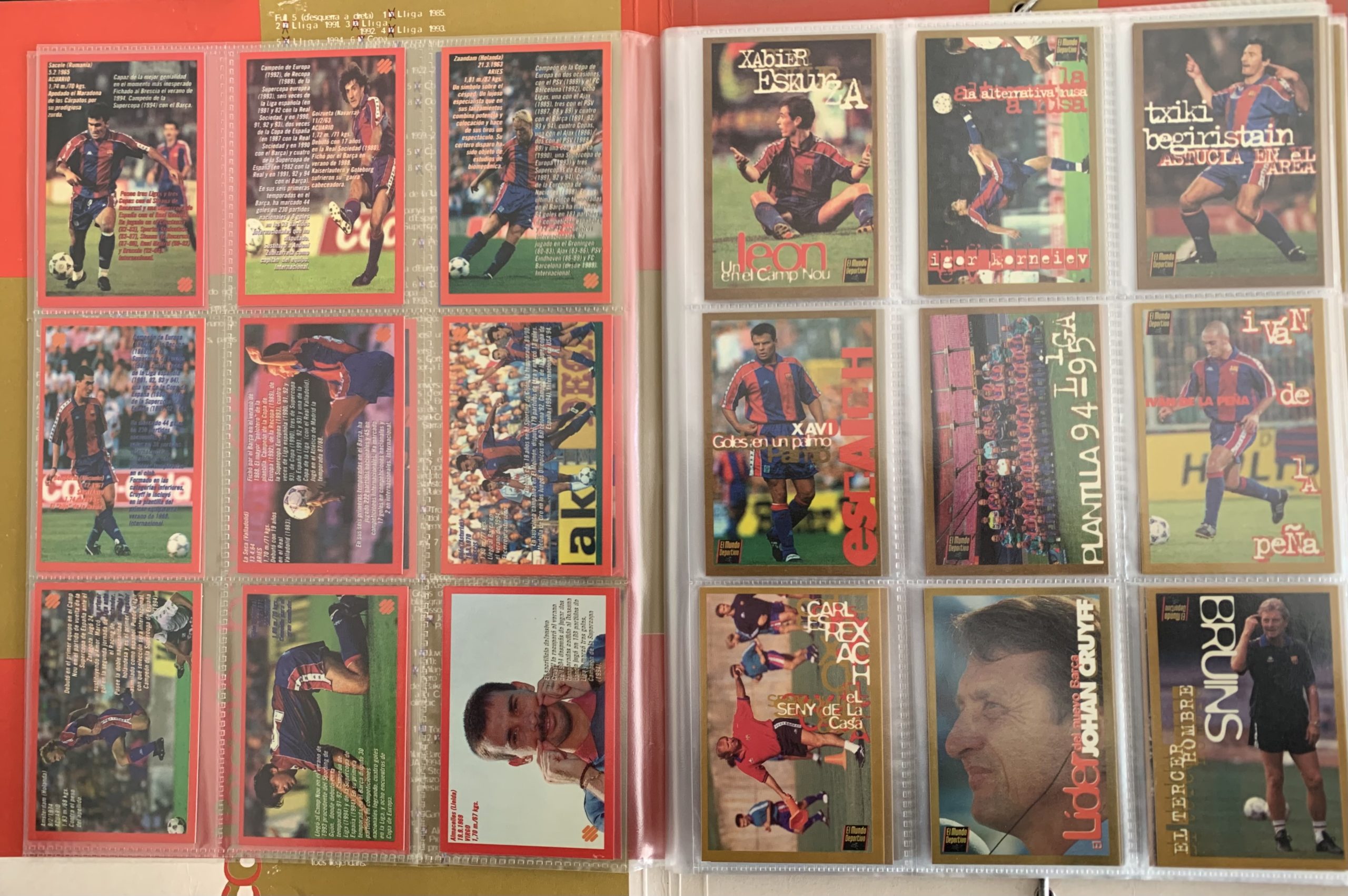 Àlbum de cromos Col·lecció barça 1999 el mundo deportivo