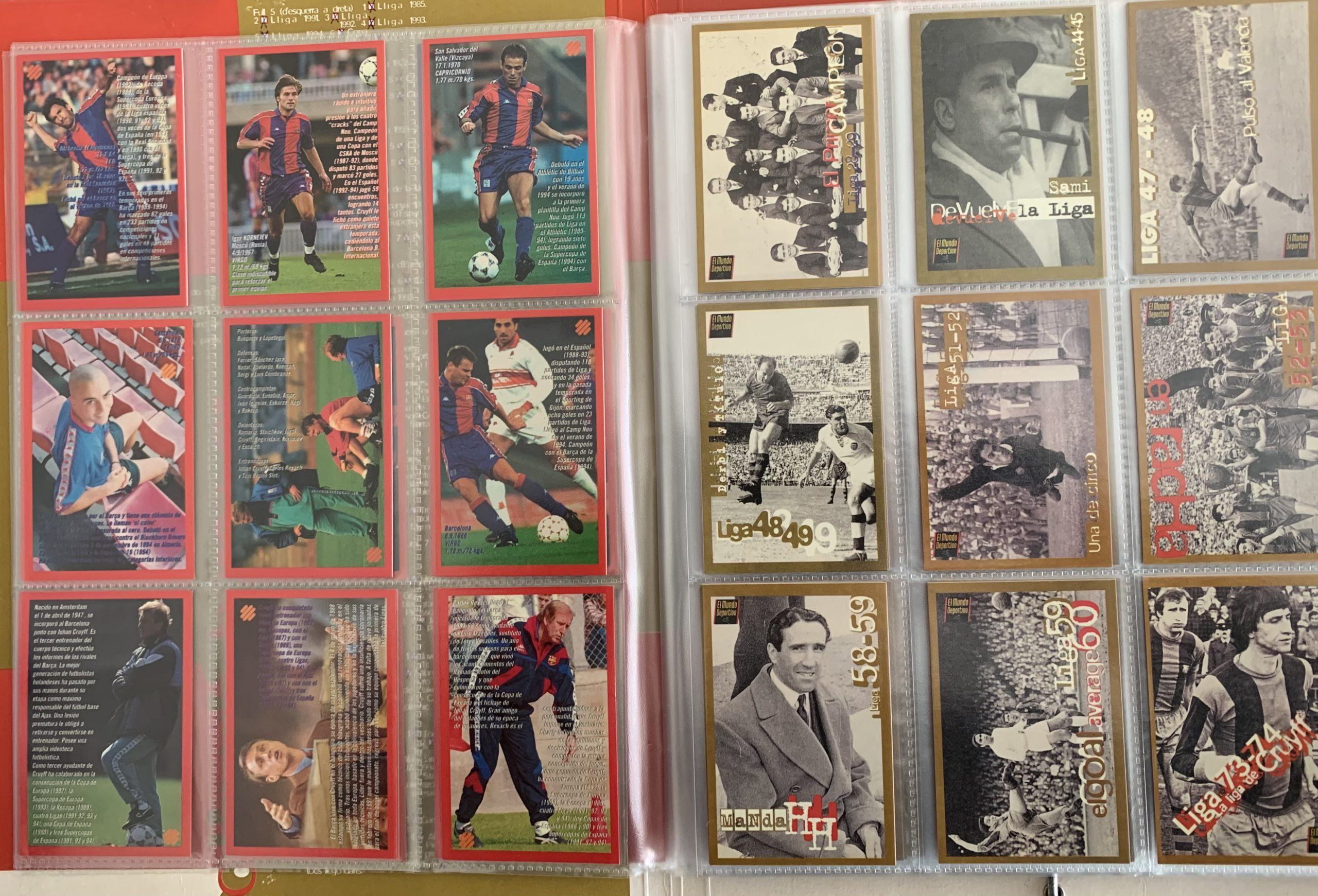 Àlbum de cromos Col·lecció barça 1999 el mundo deportivo