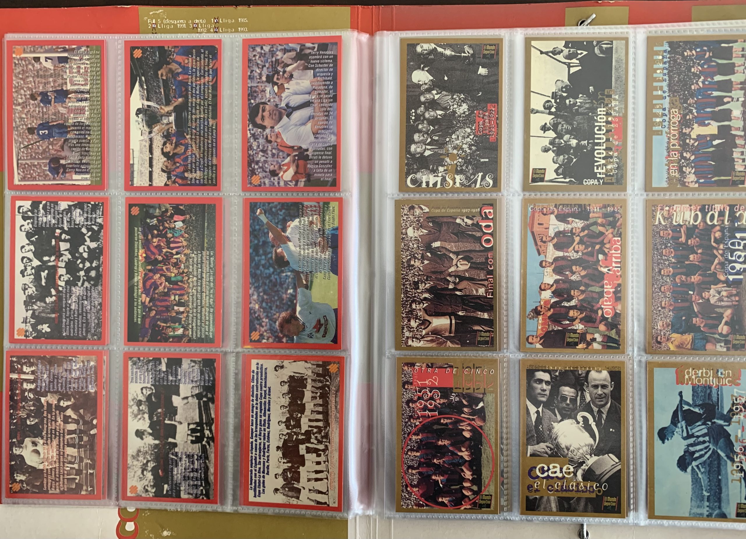 Àlbum de cromos Col·lecció barça 1999 el mundo deportivo