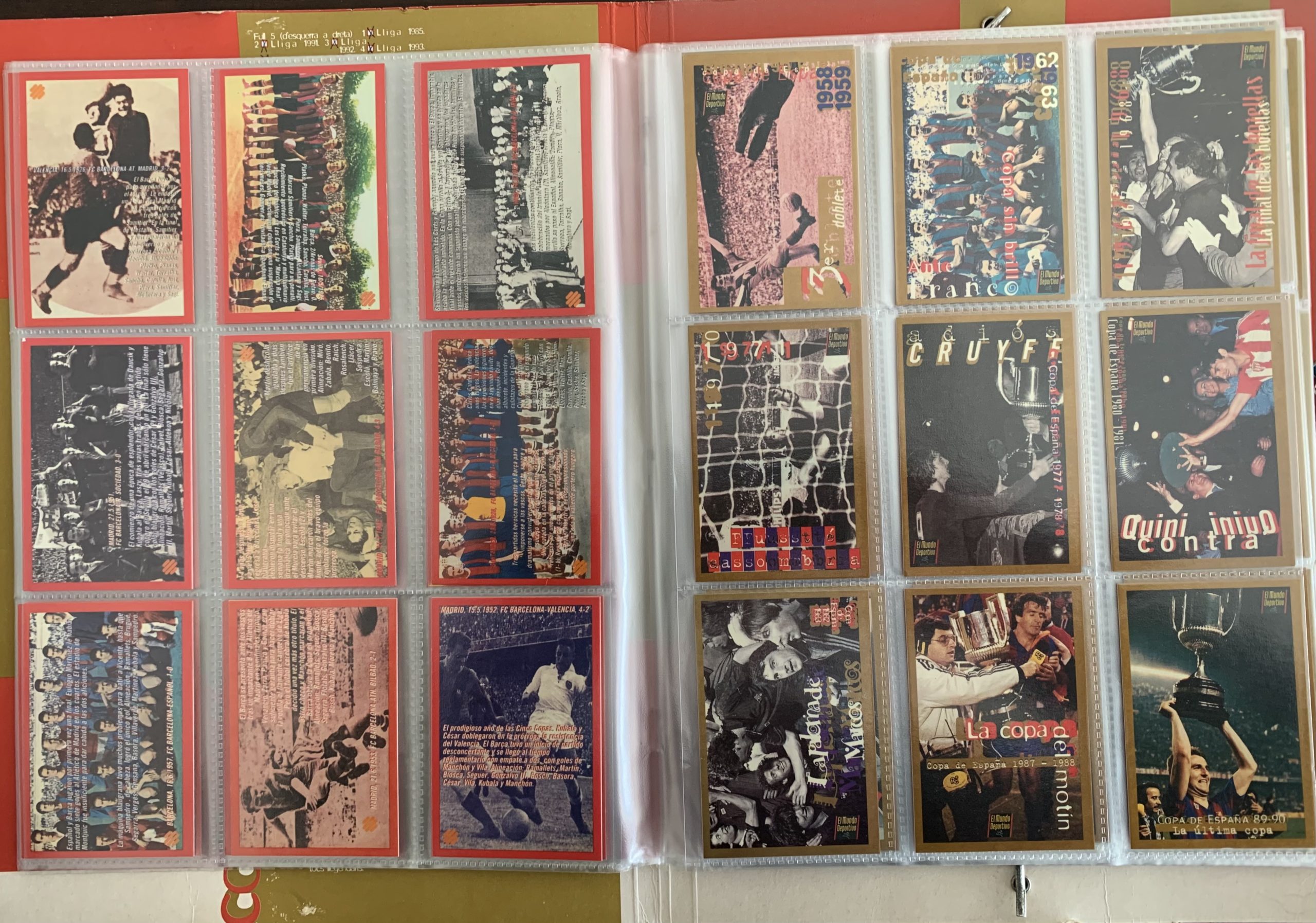 Àlbum de cromos Col·lecció barça 1999 el mundo deportivo