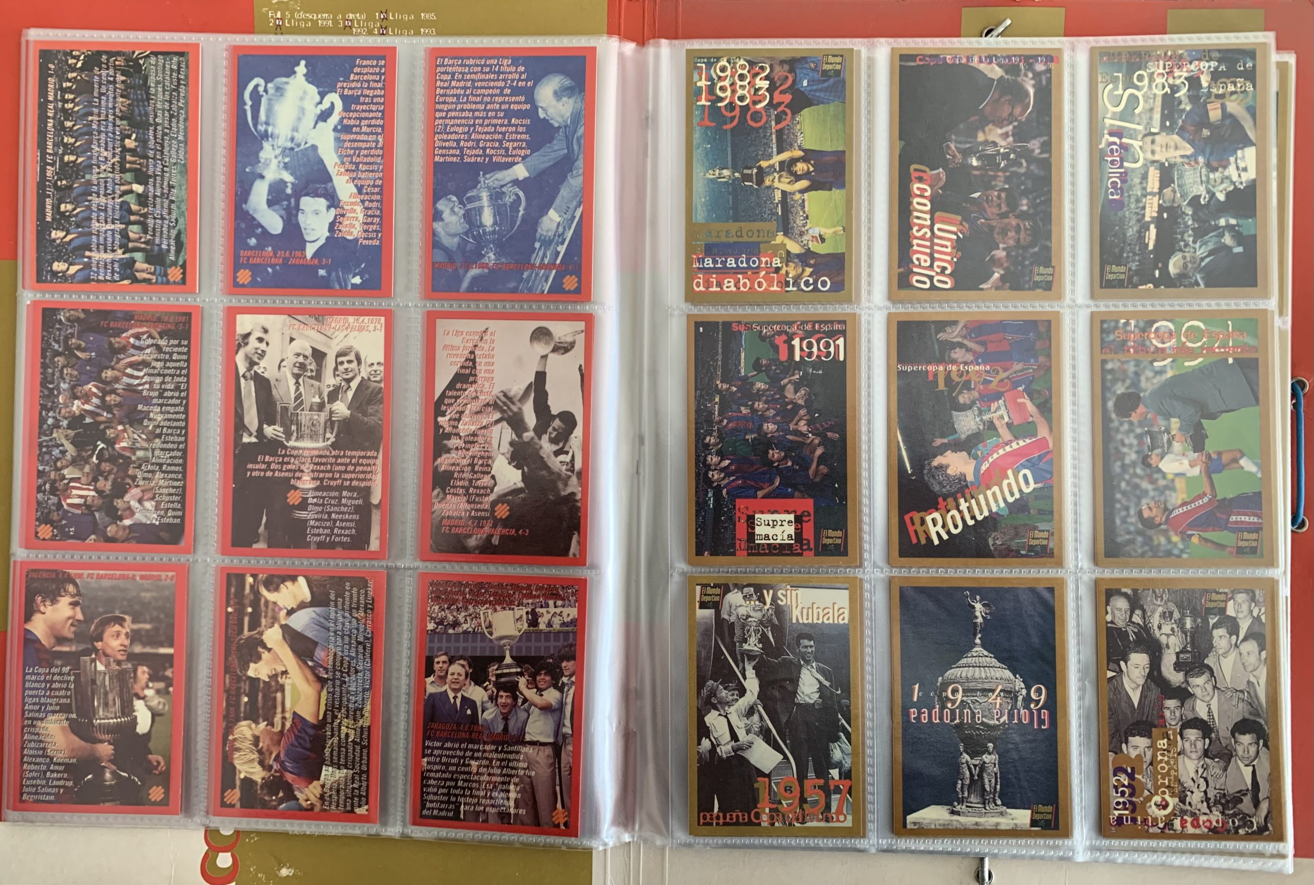 Àlbum de cromos Col·lecció barça 1999 el mundo deportivo