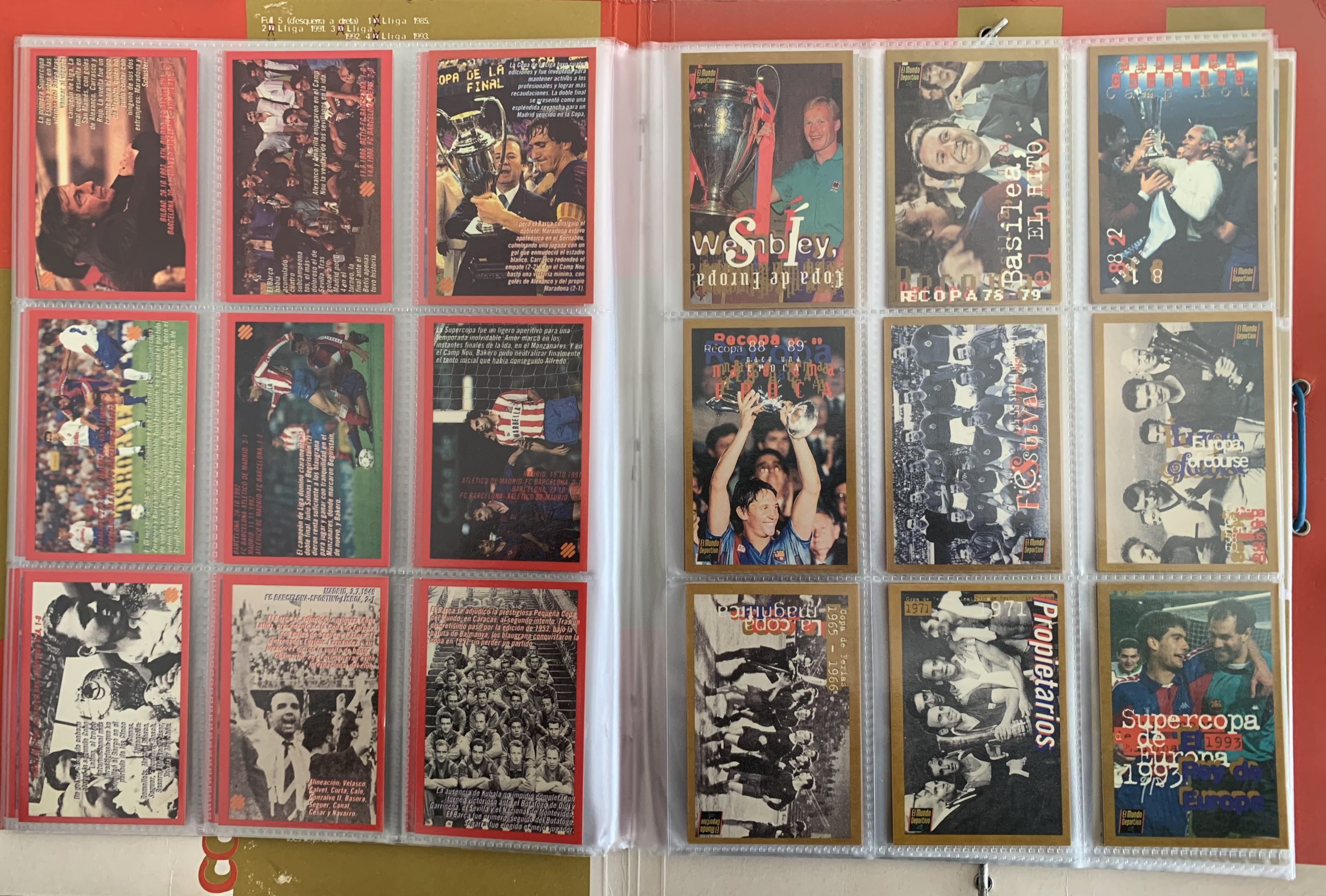Àlbum de cromos Col·lecció barça 1999 el mundo deportivo