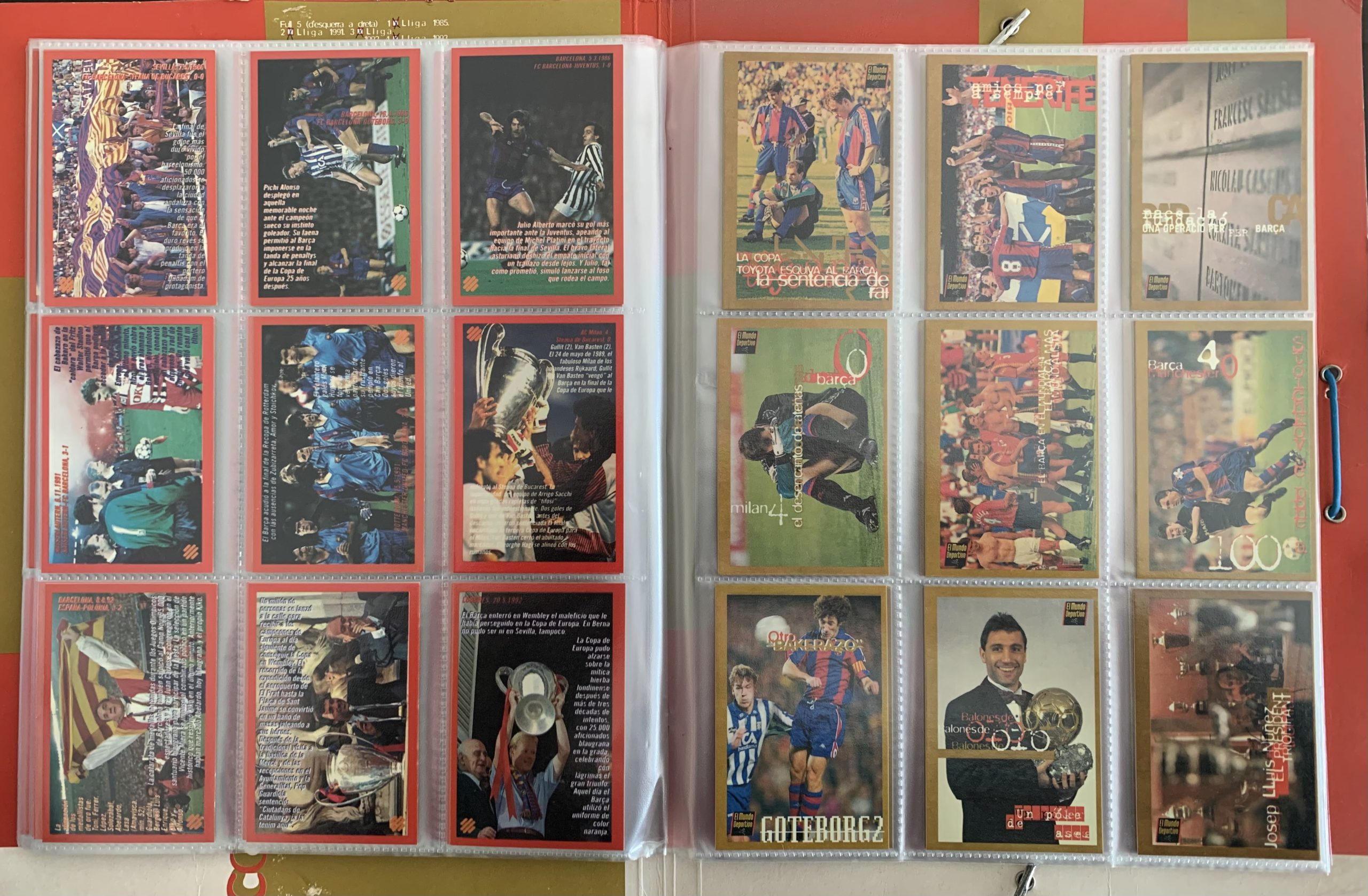 Àlbum de cromos Col·lecció barça 1999 el mundo deportivo