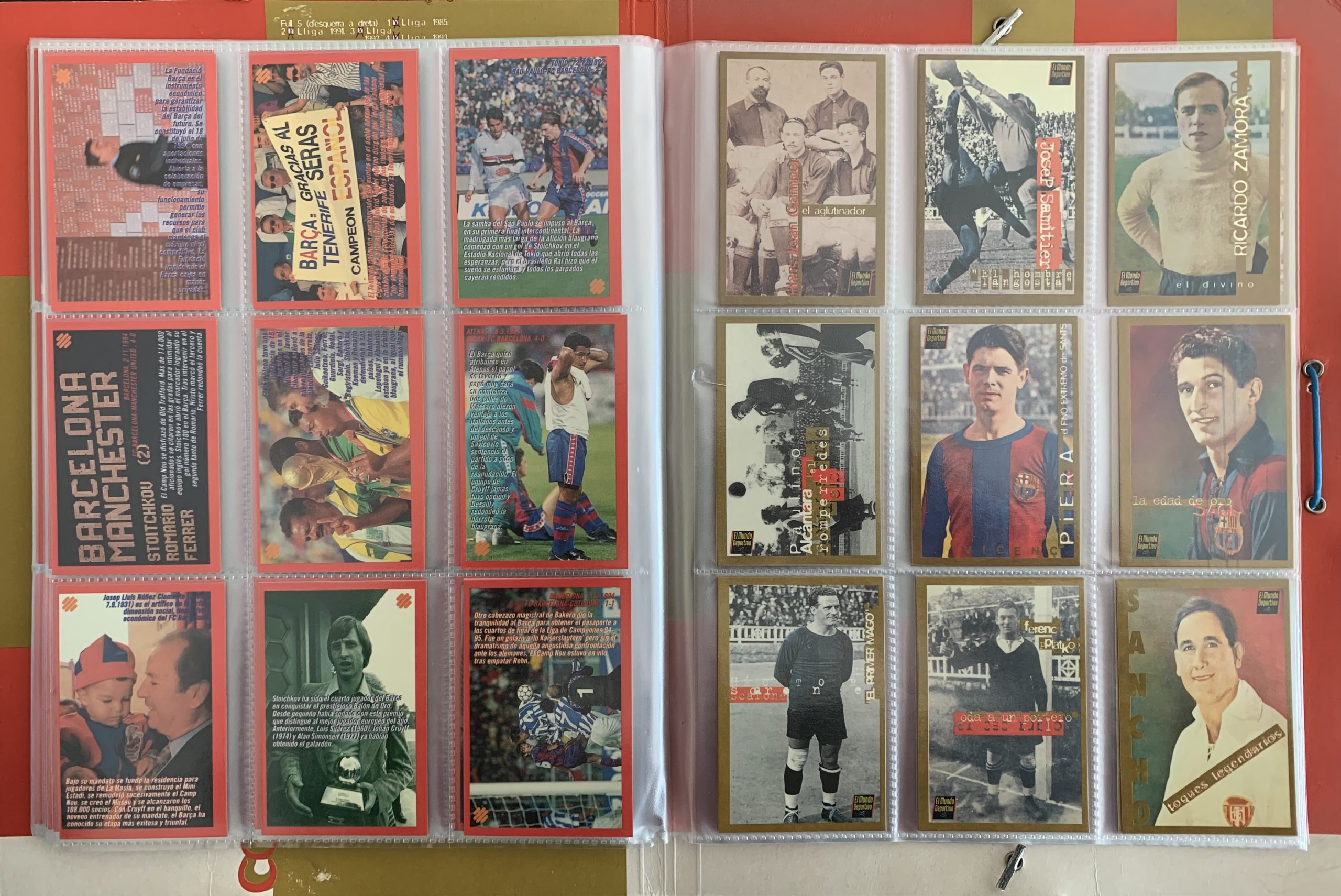 Àlbum de cromos Col·lecció barça 1999 el mundo deportivo