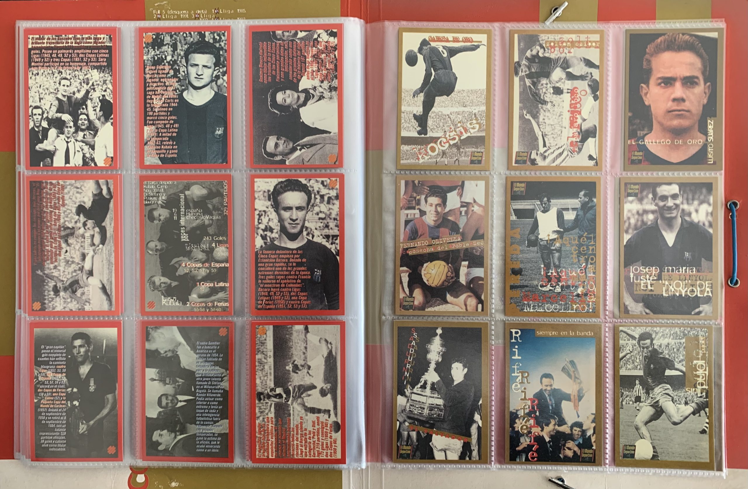 Àlbum de cromos Col·lecció barça 1999 el mundo deportivo