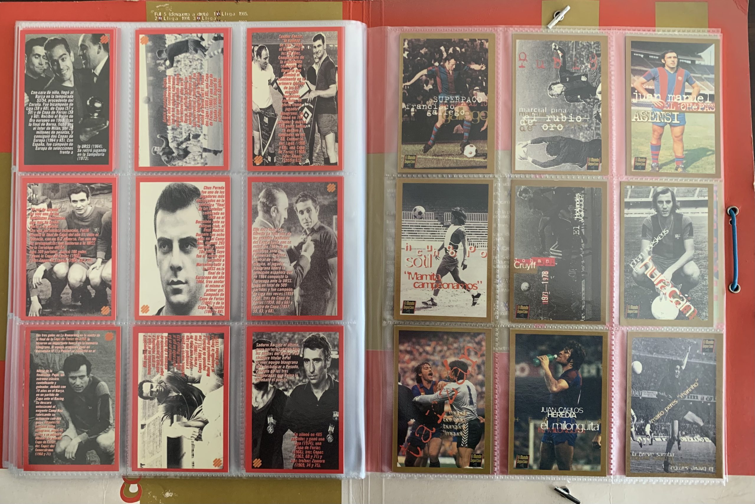 Àlbum de cromos Col·lecció barça 1999 el mundo deportivo