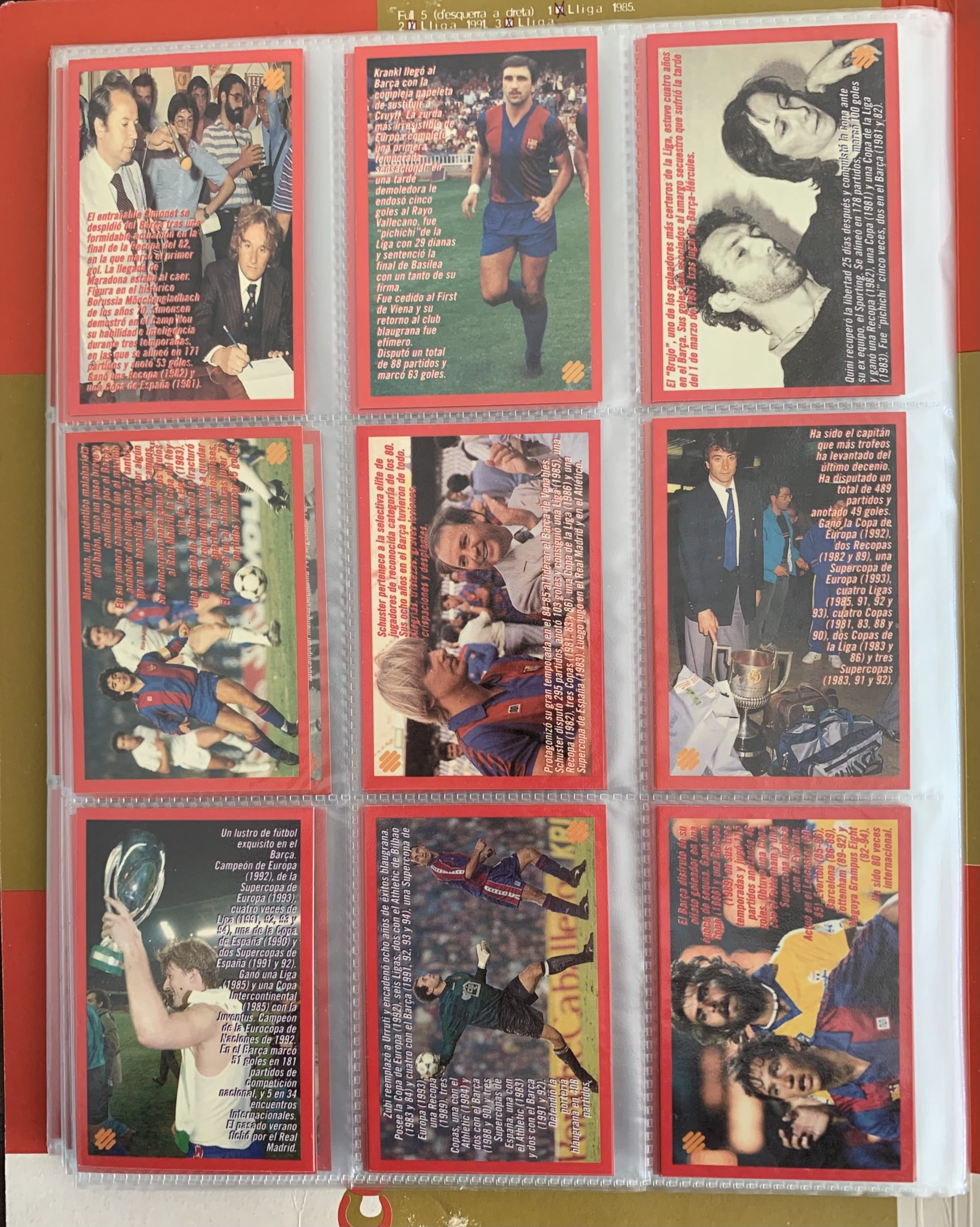 Àlbum de cromos Col·lecció barça 1999 el mundo deportivo