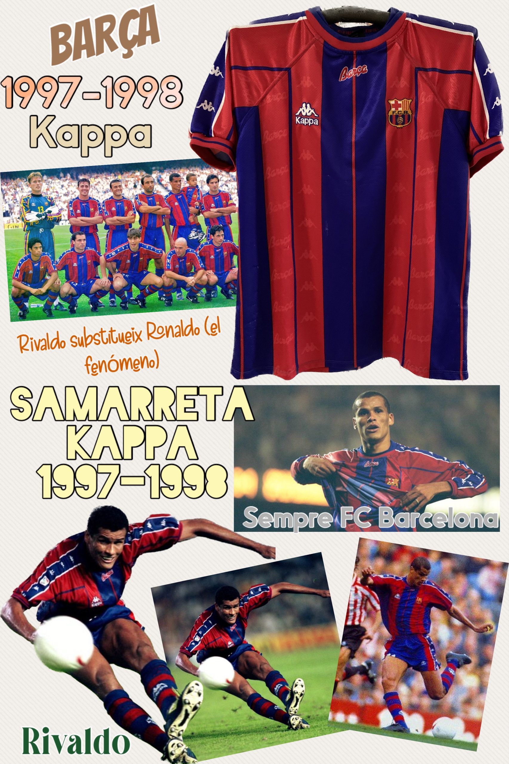 SAMARRETA KAPPA 1997-1998 FC BARCELONA