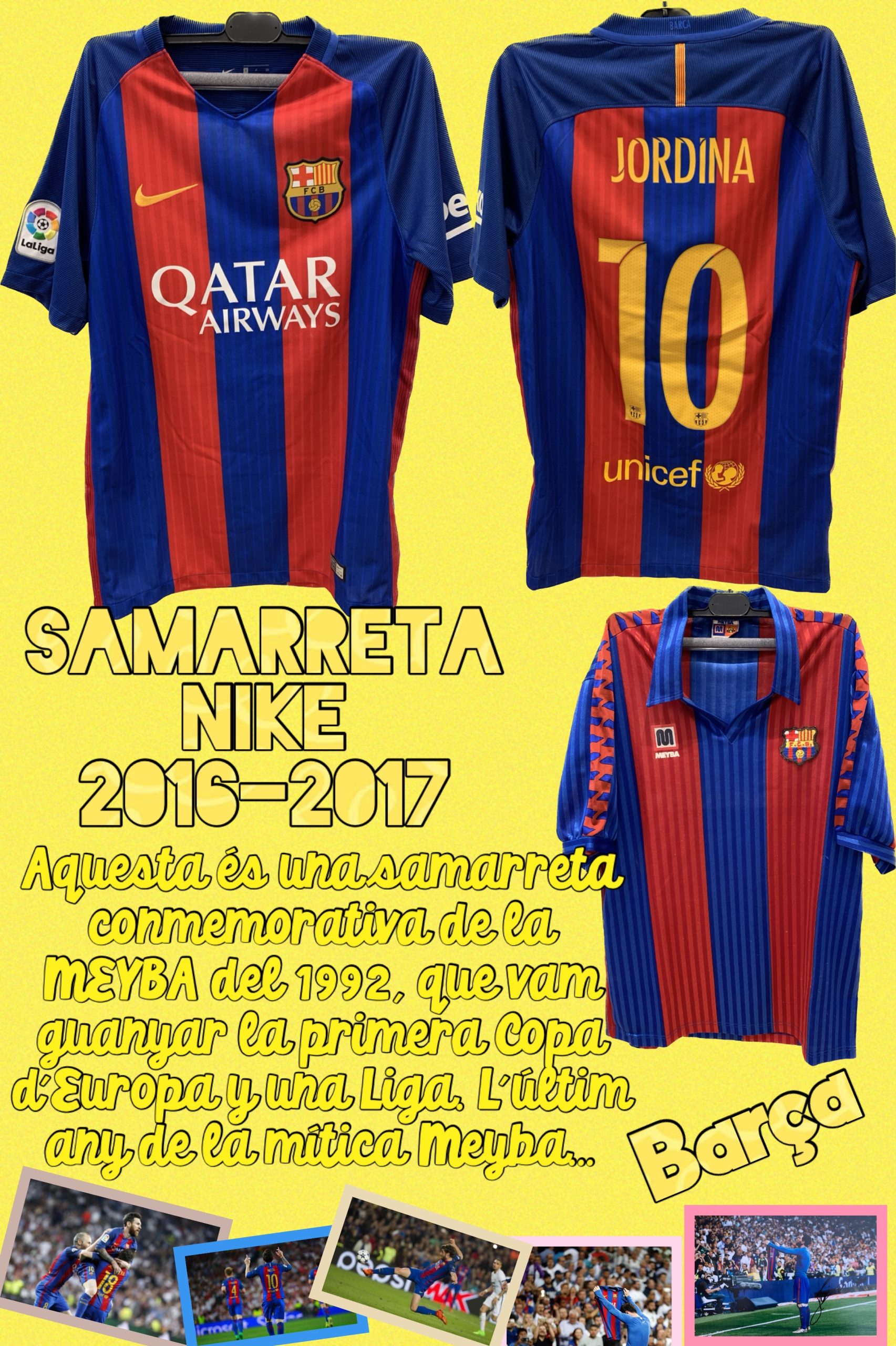 Samarreta nike 2016-2017 FC Barcelona