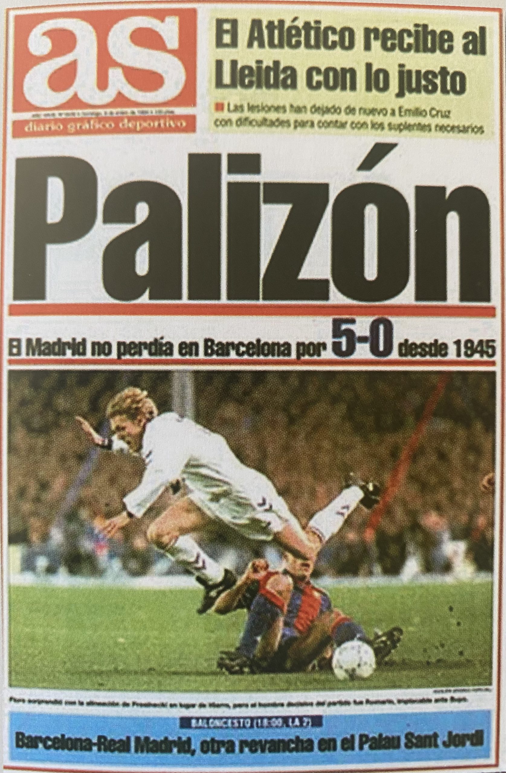 FC Barcelona 5 Real Madrid 0 AS 09/01/1994 Romario
