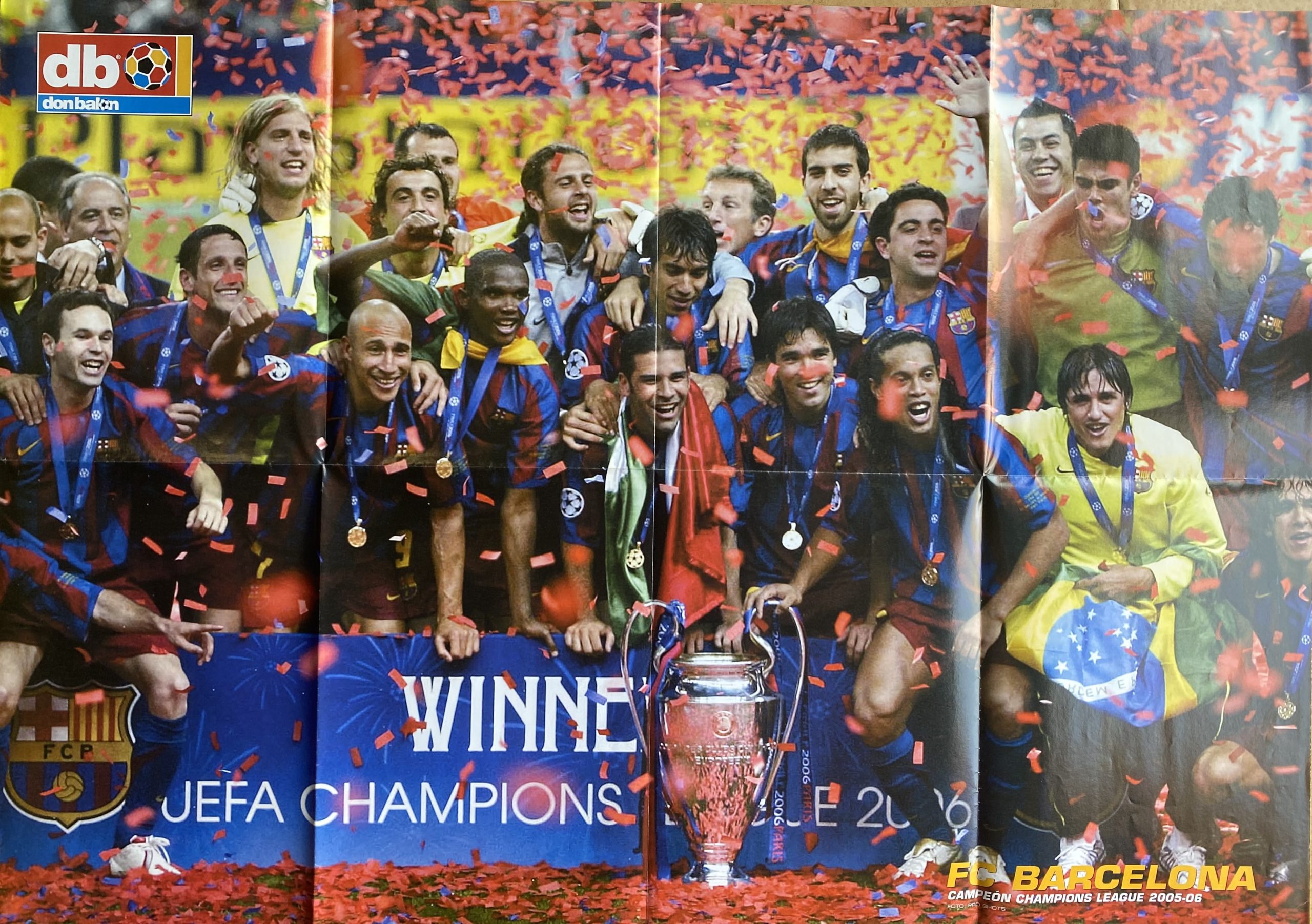 Pòster don Balón Campeones Champions 2006